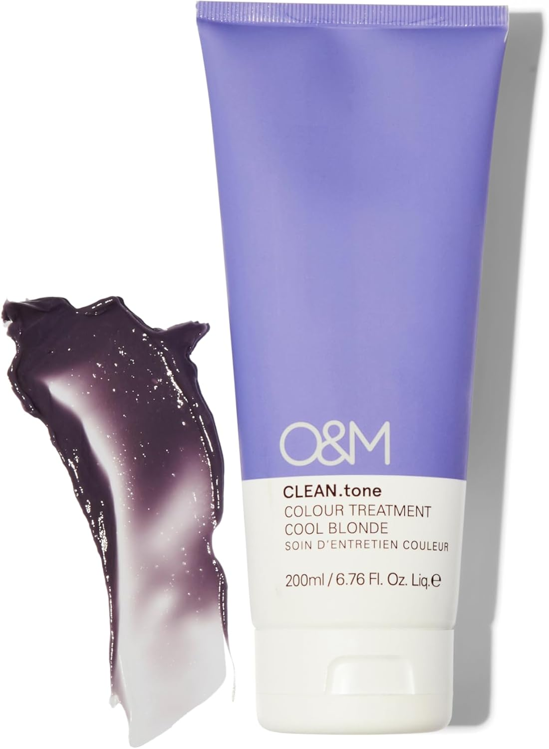 O&M Clean.Tone Cool Blonde Colour Treatment for Blonde to Very Light Blonde Hair- 200Ml- Clean from Sulfates, Parabens, Silicones, MIT, Phthalates,Triclosan, Propylene Glycol & Gluten, PETA Certified, Vegan and Cruelty Free image number 4