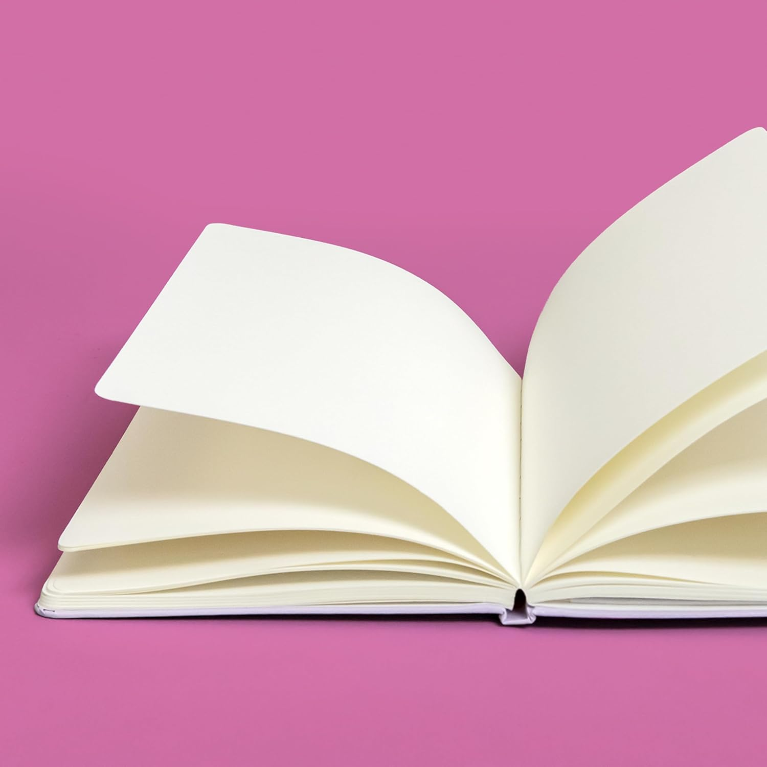 PAPERAGE Blank Journal Notebook, (Black), 160 Pages, Medium 5.7 Inches X 8 Inches - 100 GSM Thick Paper, Hardcover image number 3