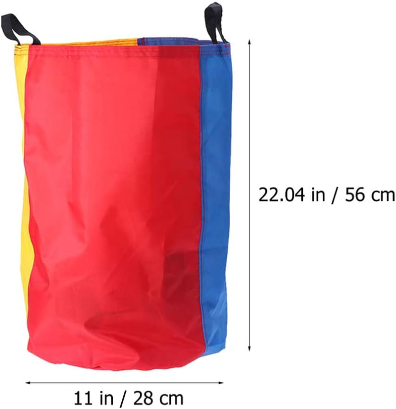 STOBOK 6Pcs Sack Race Bags Outdoor Games for Kids Potato Sack Race Bags for 3- Legged Relay Race Outdoor Party Activities ( Assorted Color ) image number 4