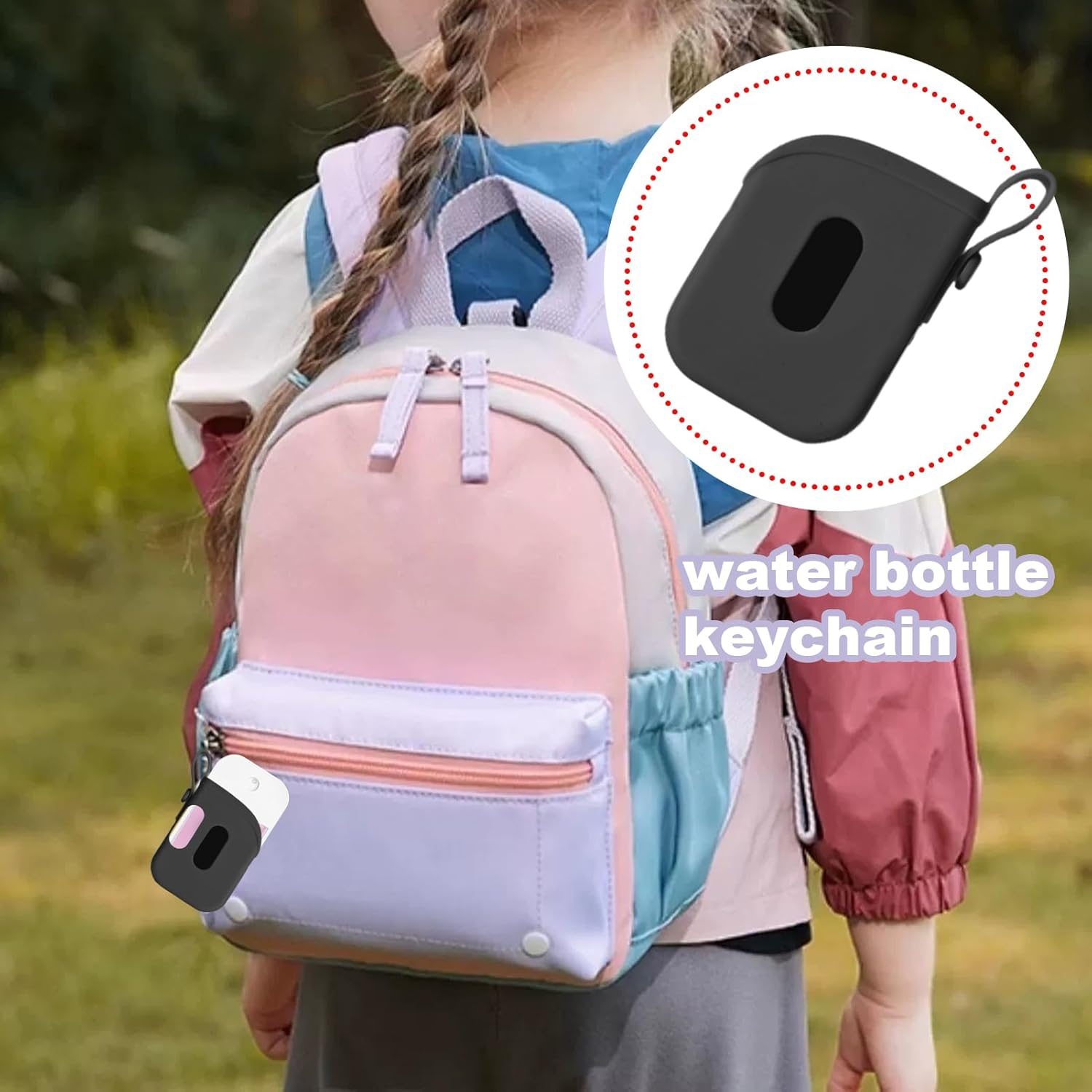 Stibtmr Protective Cover for Spray Bottle - Silicone Protective Cover for Empty Bottles | Soft Practical Protective Cover for Daily Use on the Go Travel Camping image number 3