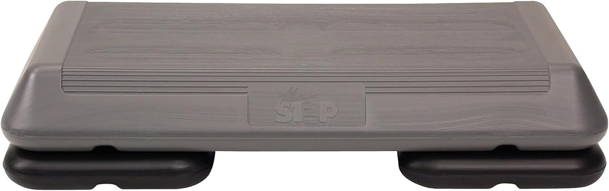 The Step (Made in USA) Original Aerobic Platform &ndash; Circuit Size Grey Aerobic Platform and Original Black Risers image number 3