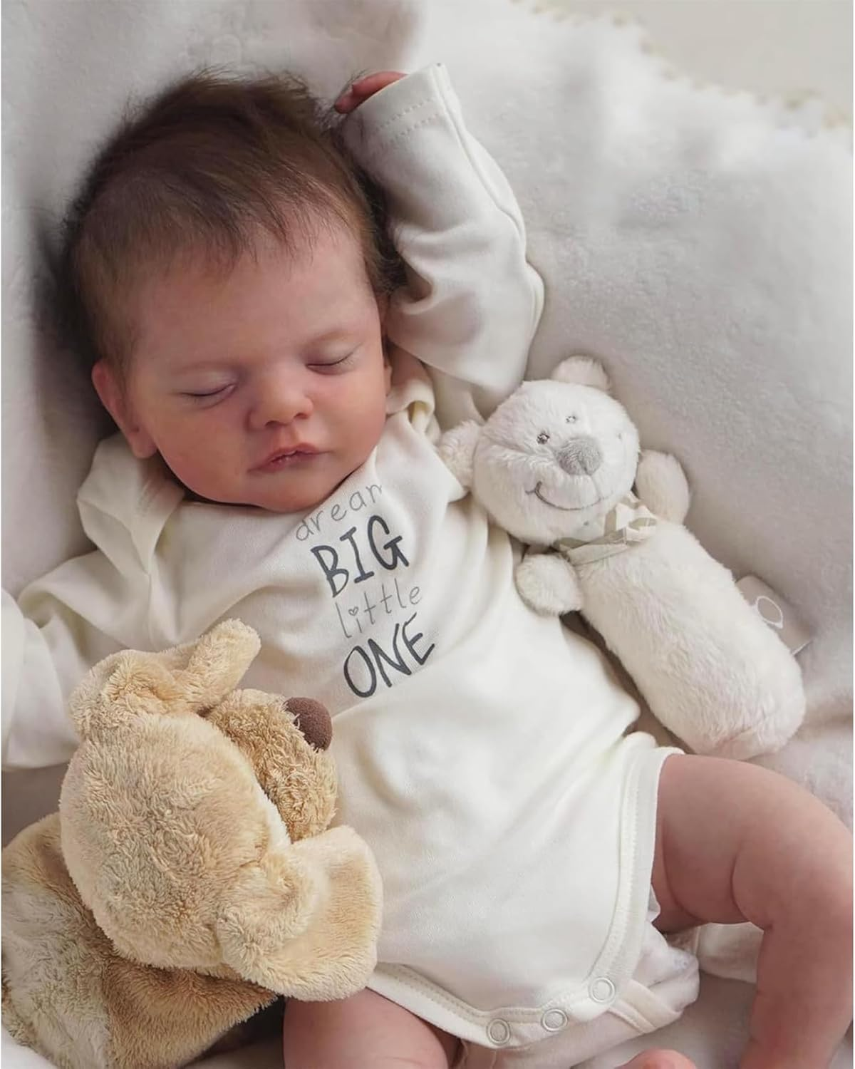 ZIYIUI Lifelike Dolls Reborn Baby Doll Girl Handmade Silicone Reborn Baby Doll Outfit 48 Cm Kids Toy image number 2