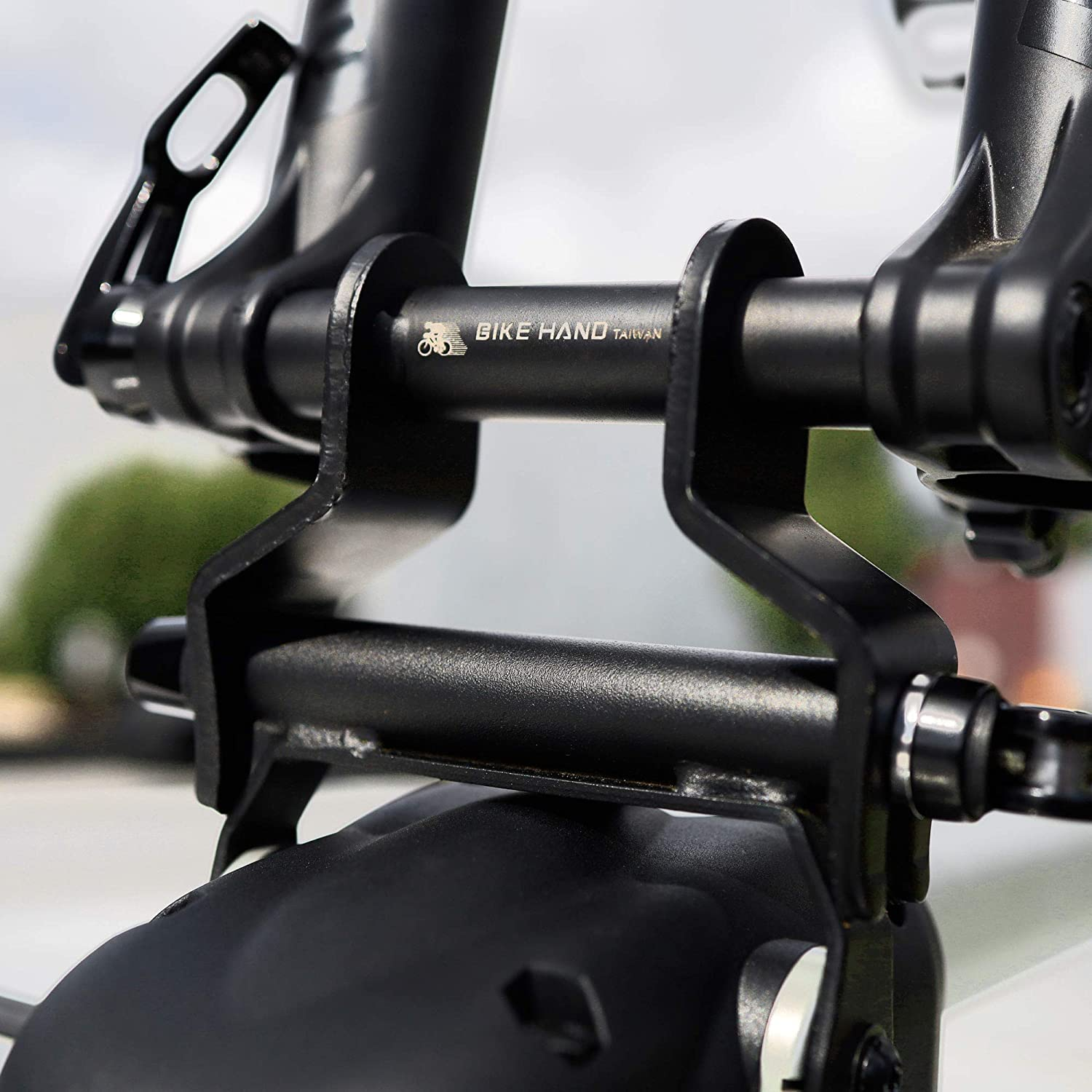 BIKEHAND Thru Axle Fork Mount Rack Adapter - Bike Bicycle Carrier Rack Car Roof Truck Bed Storage image number 3