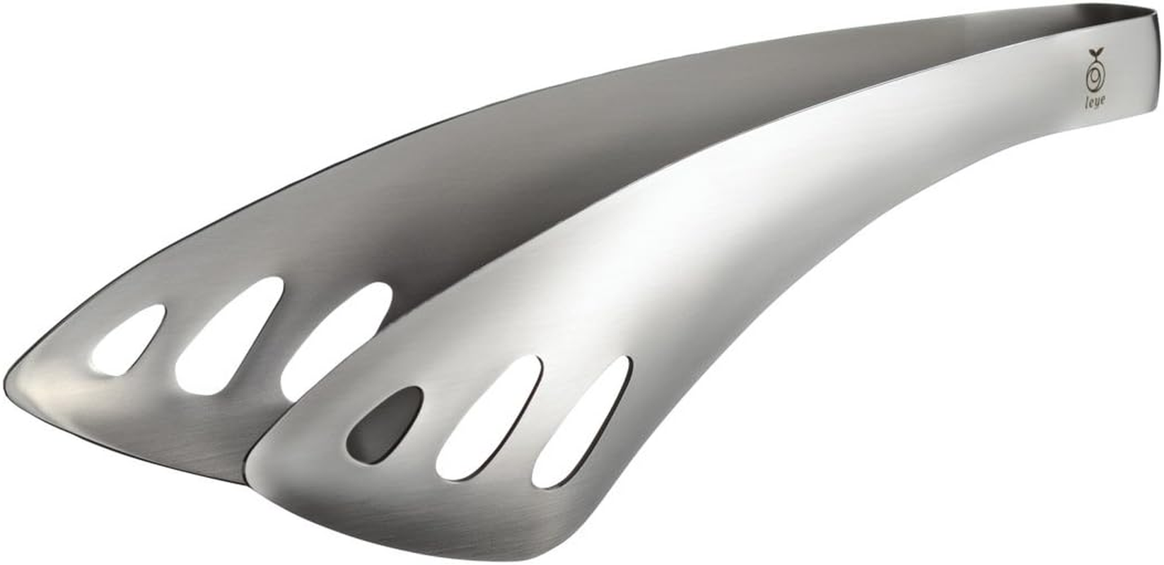 Oaks Rey LS1514 Yubisaki Server Tongs, Easy to Serve Even While Sitting, Stainless Steel, Made in Japan image number 2