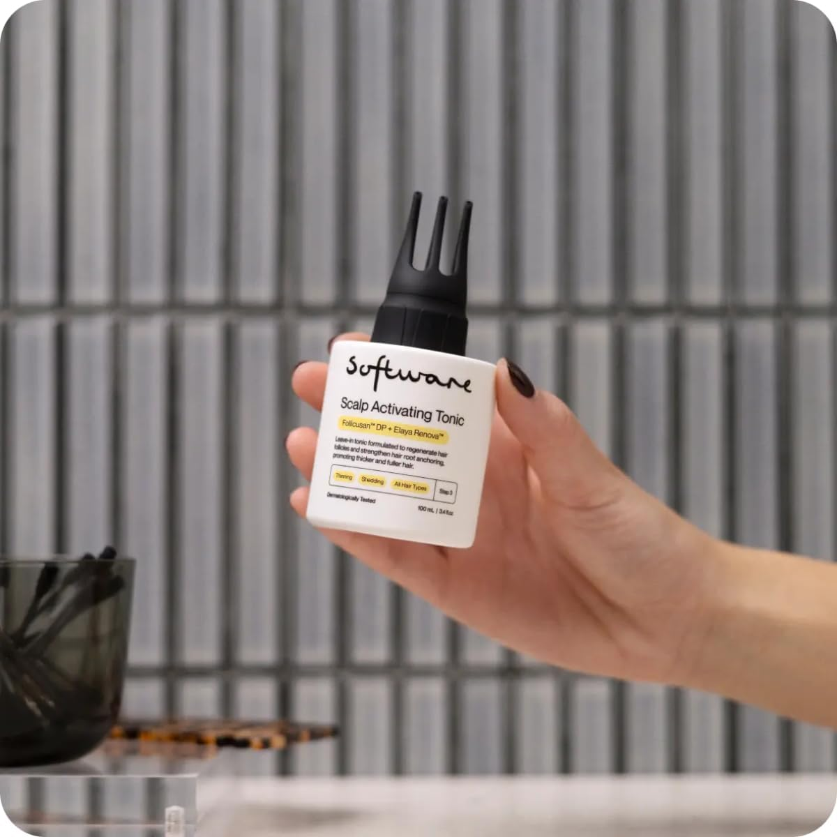 Software Scalp Activating Tonic 100Ml | Targeted Serum for Strengthening Hair Follicles and Optimising Scalp Health | Hair Serum to Suppor Hair Growth image number 3