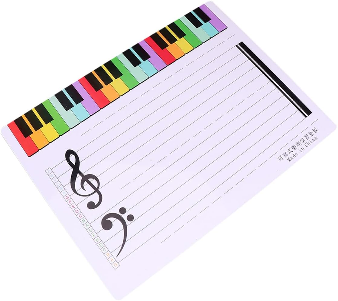 DOITOOL Erasable Whiteboard Music Staff Writable Music Teaching Practice Board for Fun Learning image number 5