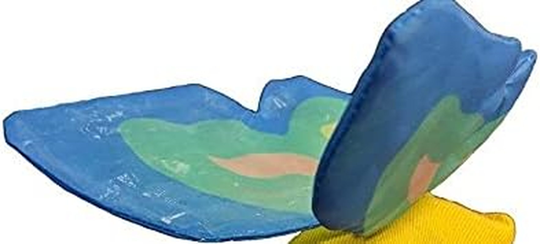 Yeowww! Duckyworld 100% Organic Flower Leaf Catnip Cat Toy Butterflies (2 Toys, Blue) image number 5