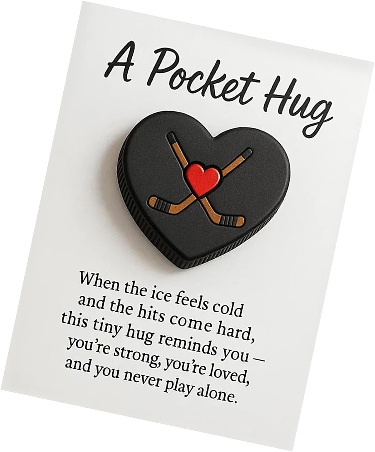 Mini Greeting Card Keychain, Portable Funny Sentiment Pendant, Creative Gift-On-The-Go Shield, Efficient Pocket-Sized Message Tool, High-Performance Bag Accessory, Gift for Athletes & Teammates