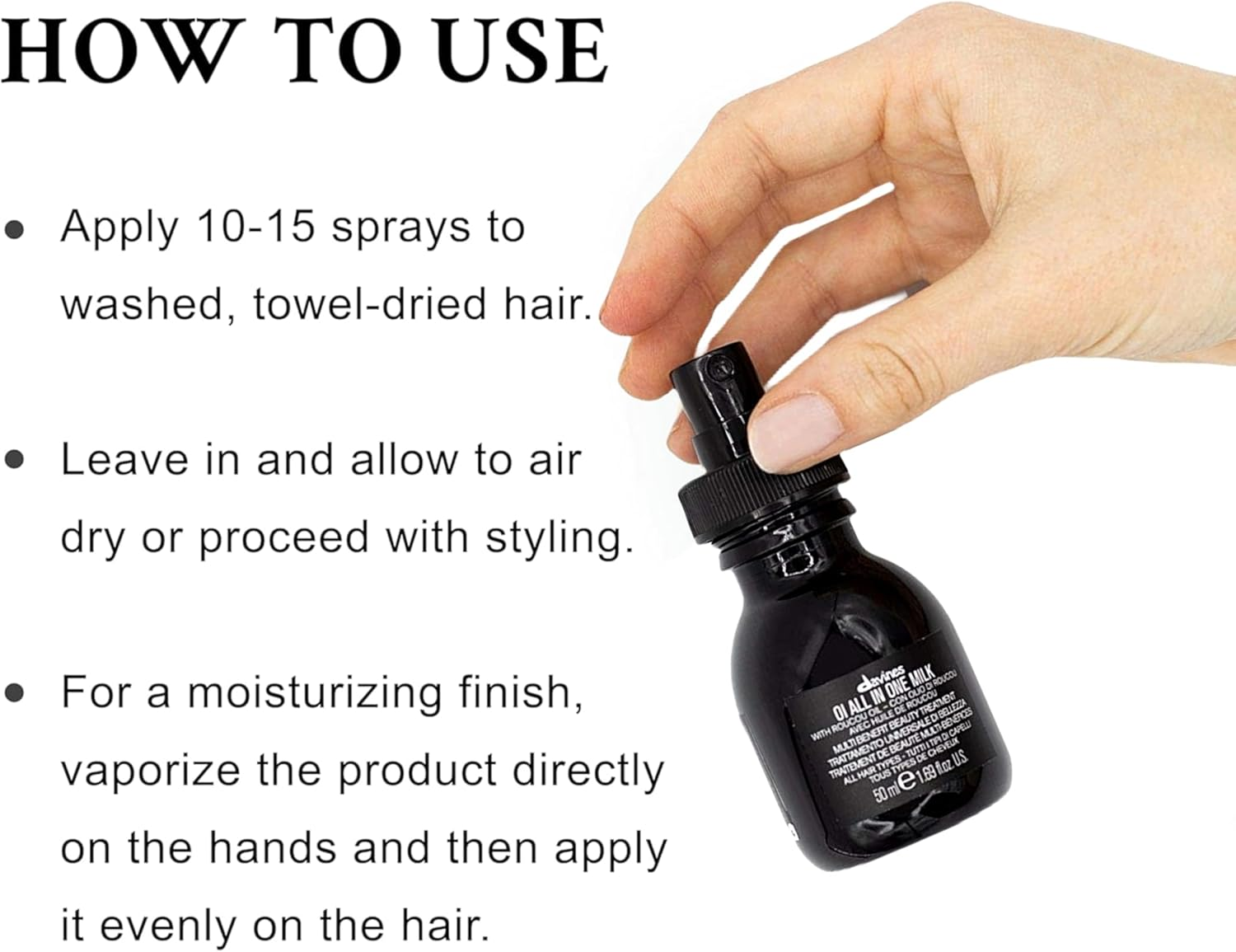 Davines Oi All in One Milk 50Ml image number 2