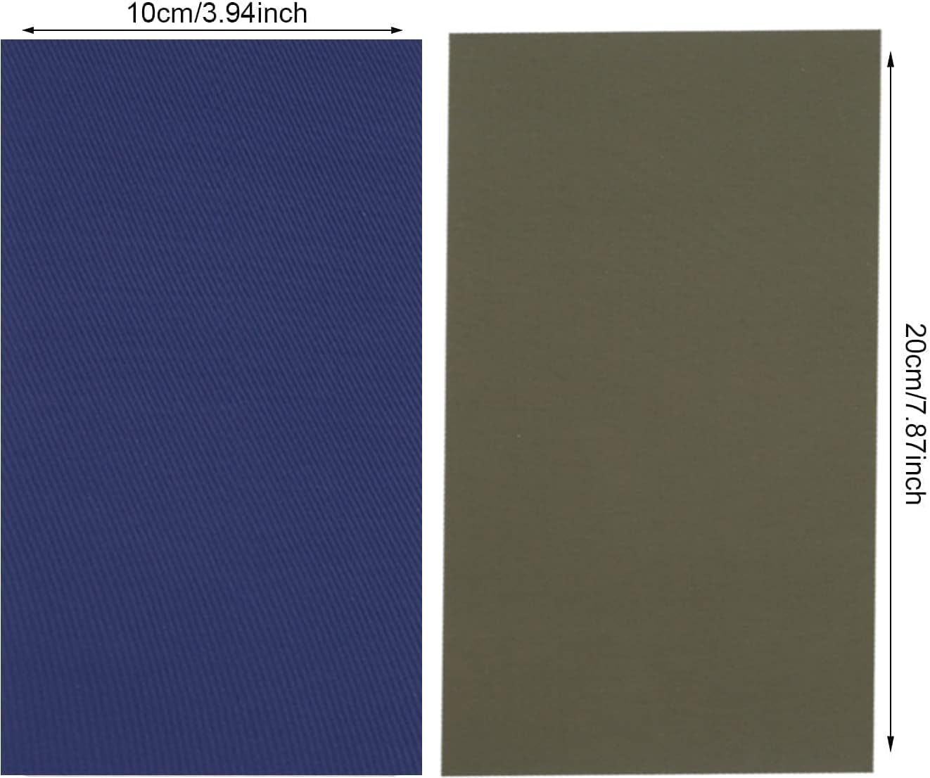 Self Adhesive Nylon Repair Patches Waterproof Fabric Repair Patches 8 Pcs 4 Colors 10X20Cm Lightweight Fabric Patch for Clothing Holes Raincoat Backpacks Tent Sleeping Bag down Jacket image number 4