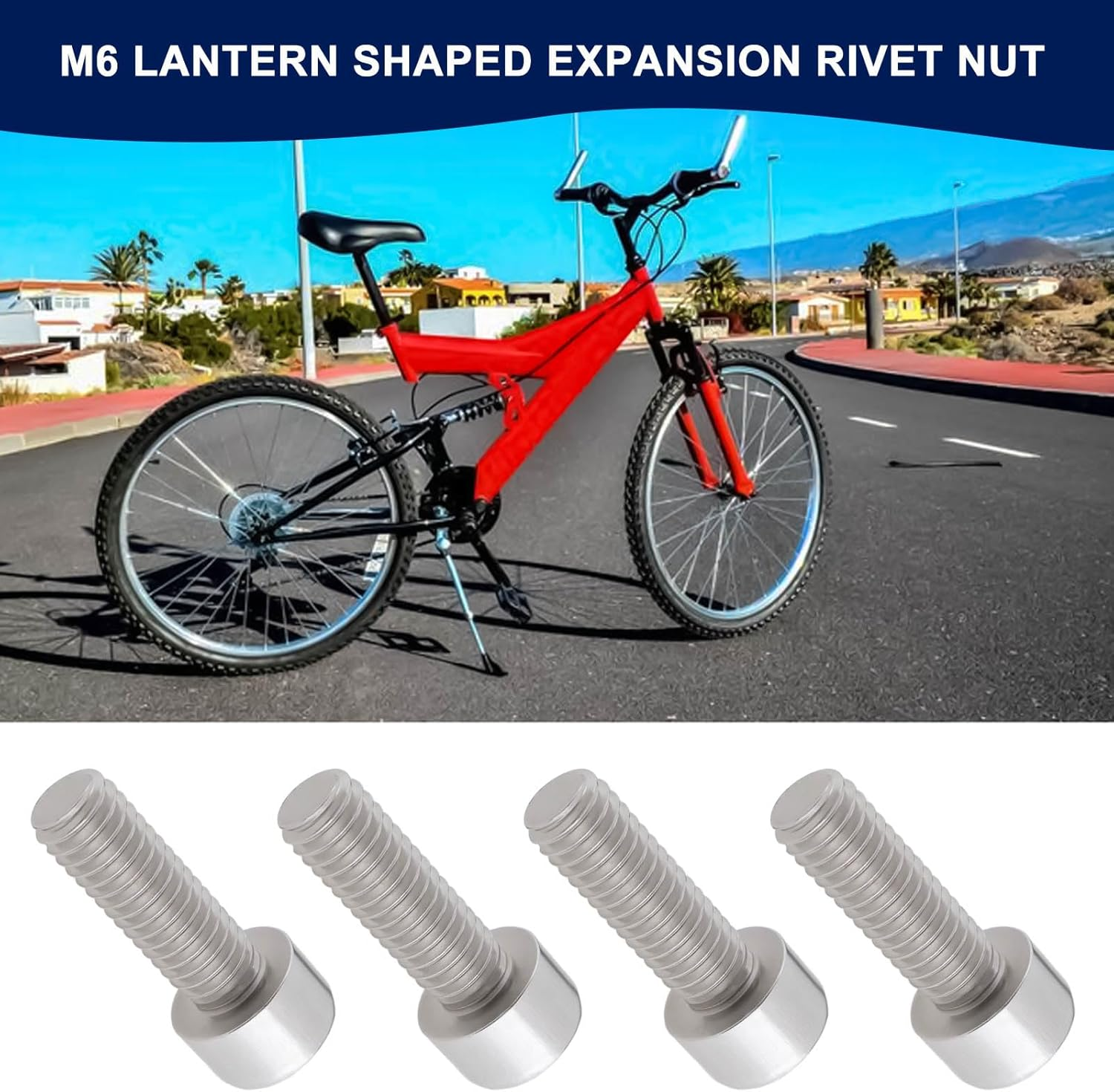 SG Store 4Pcs Bike Crank Arm Pinch Clamp Bolt Replacement Part 304 Stainless Steel M6X18Mm Clamp Bolt Compatible with Shimano Ultegra Hollowtech image number 5