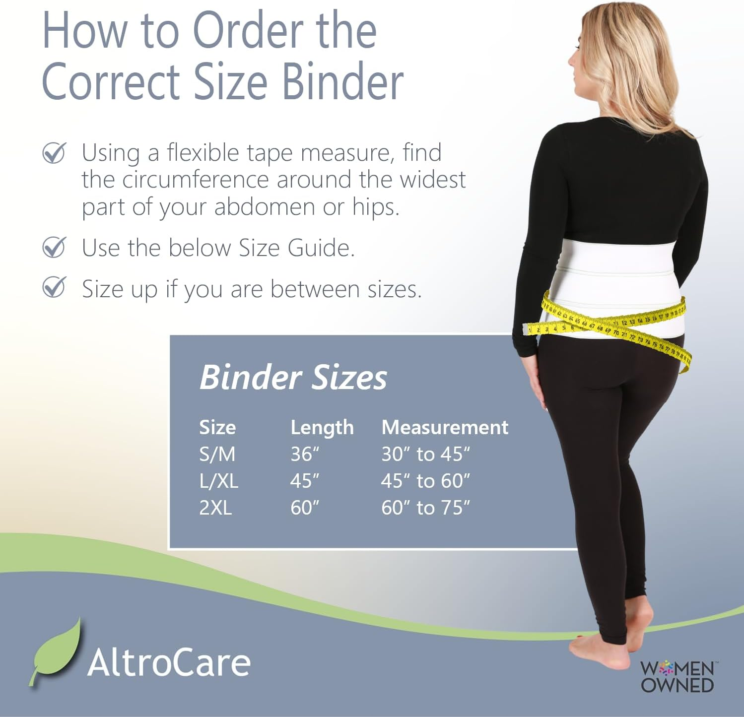 Postpartum & Post Surgery Abdominal Binder. 3-Panel Belly Band for Recovery after Childbirth, Hysterectomy, Tummy Tuck, Hernia, Diastasis Recti. Size 2XL (60" to 75"). Made in USA. image number 5