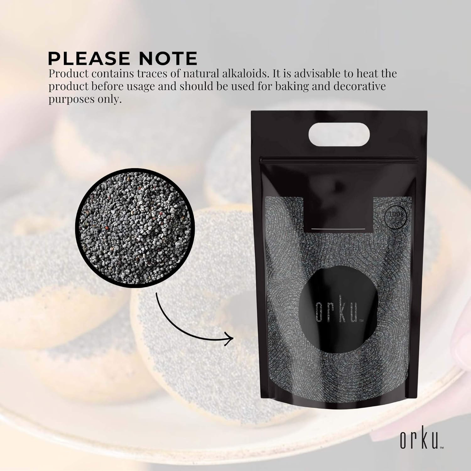 20Kg Poppy Seeds Unwashed Papaver Somniferum for Baking and Decorating image number 3