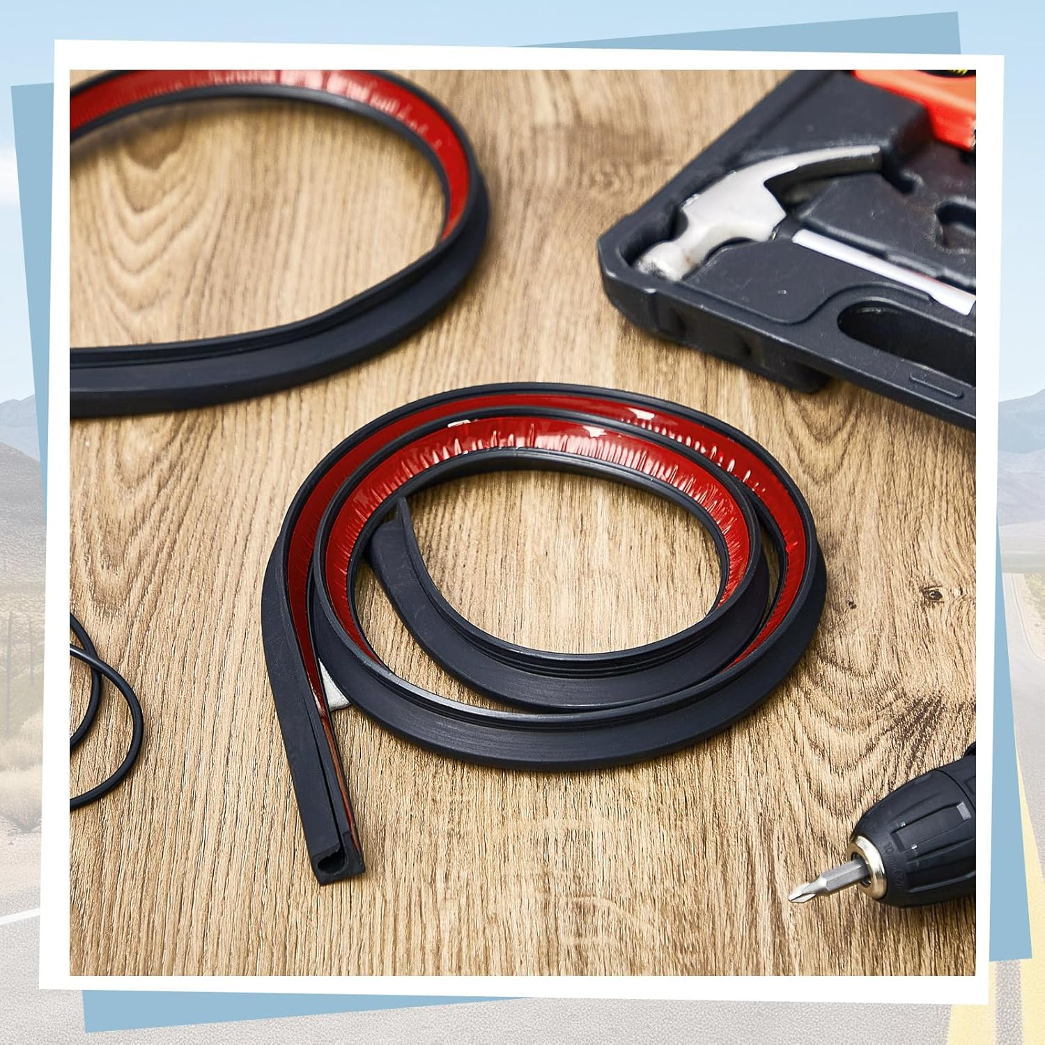 Saysurey 2 Pcs Car Wire Hider Two-Light Switch Kit Total 6.56 Ft Car Concealed Wire Cover for Roof Light Bar with Adhesive Backing for Hide Roof Rack Light Bar image number 4