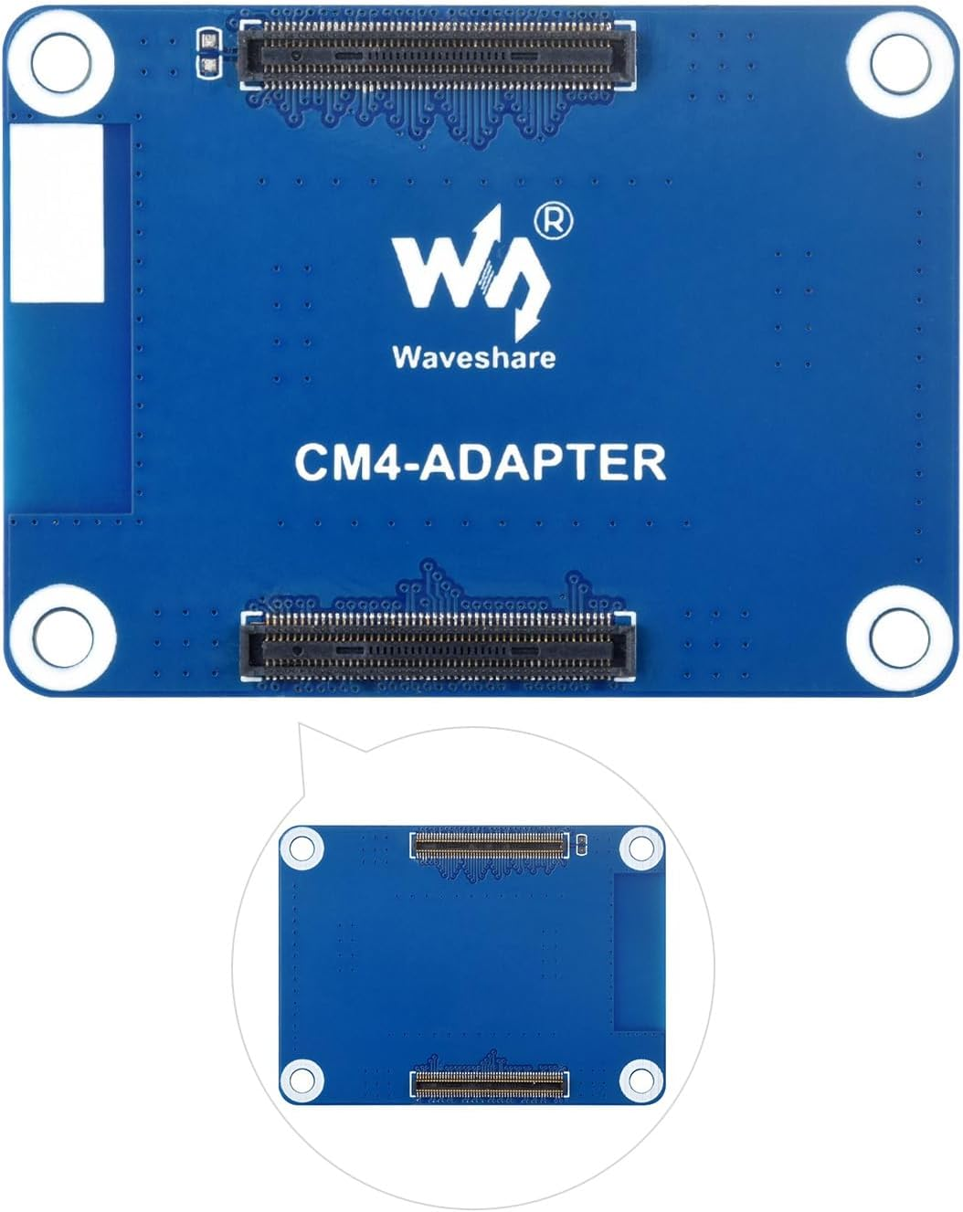 Waveshare Interface Protection Adapter Board, Compatible with Raspberry Pi Compute Module 5/4 Series, Provides Physical Protection for Frequent Plugging and Unplugging of CM4/CM5 Socket image number 3