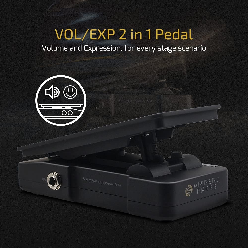 Hotone Volume Expression 2 in 1 Guitar Effects Pedal Passive EXP Ampero Press Guitar Pedal image number 5
