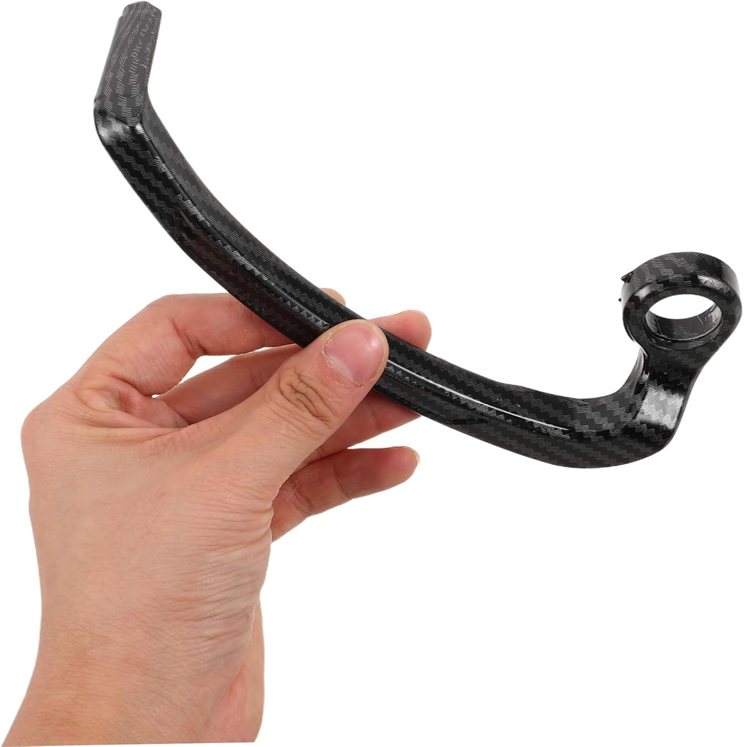 1 Pair Motorcycle Brake Lever Protector Universal Handlebar Hand Guard Grip for Motorbike Dirt Bike ATV Scooter Hand Protection Black image number 1