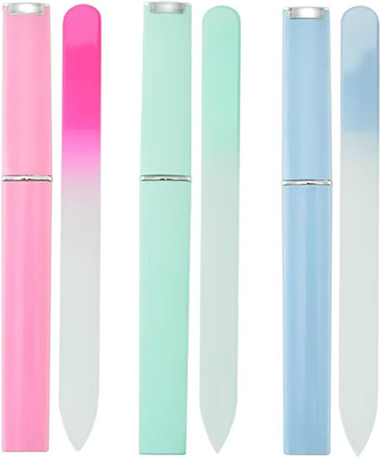 3Pack Nail Buffer, the Exquisite and Durable Glass Nail File, Nail Files，Suitable for Fashion Gifts，Female Adults Daily Necessities image number 4