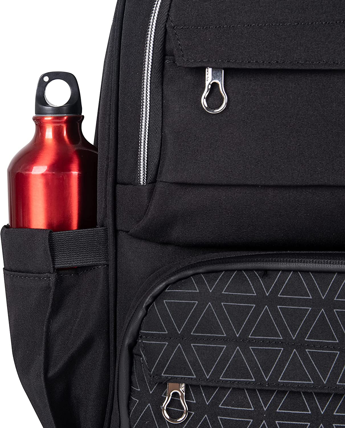 KROSER Lunch Backpack 15.6 Inch Laptop Backpack with USB Port Insulated Cooler Backpack for Men and Women, Outdoor Lunch Bag for School Work Hiking Beach Picnic Trip (BLACK) image number 1