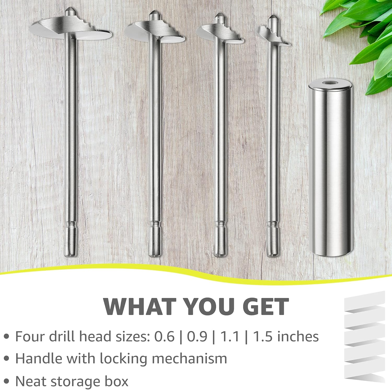 LURCH New Veggie Drill Twister Vegetable Fruit Corer Hollow Fill Stainless Steel