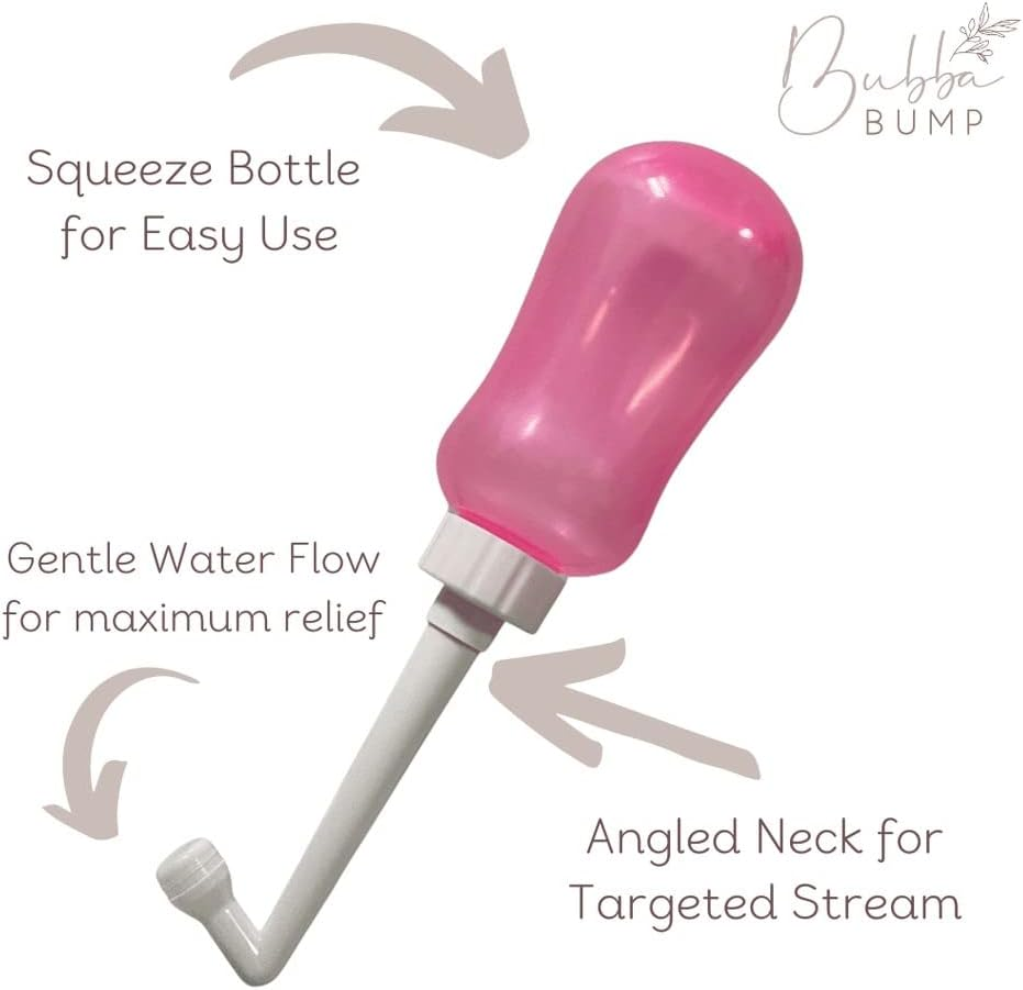 Bubba Bump Upside down Peri Bottle for Postpartum Healing, 360 Ml Capacity image number 4