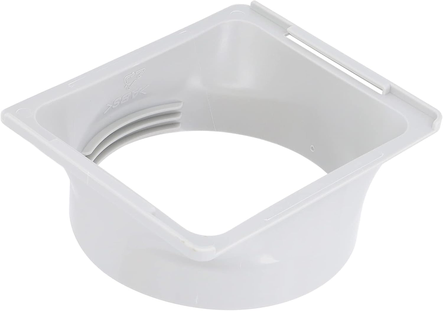 Air Conditioner Exhaust Hose Coupler, 5.9In Portable AC Unit Tube Connector, Square to round Air Conditioning Extension Accessories for Clockwise and Counter Clockwise Thread Hose image number 3