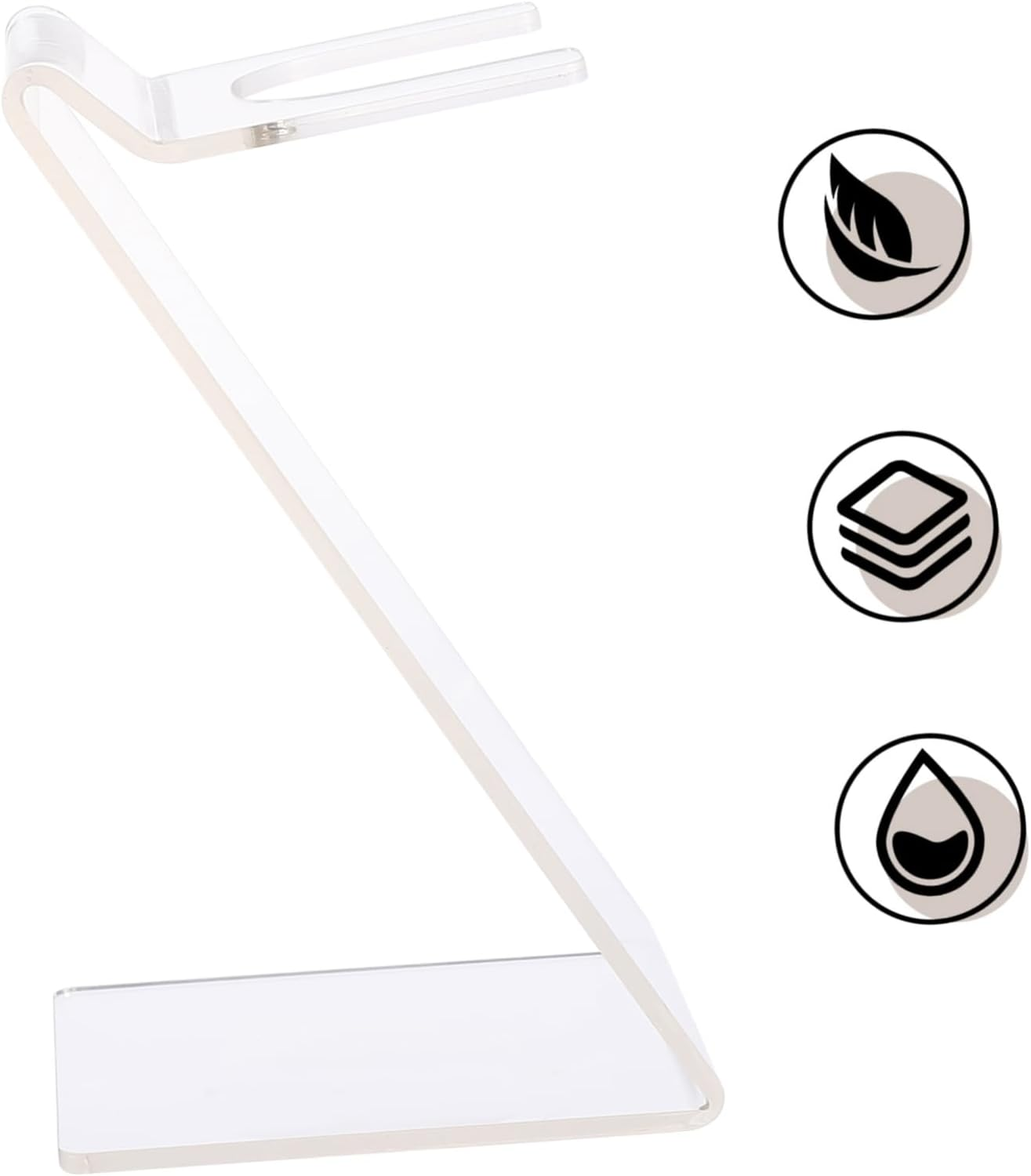 DINHEAROM Practical Hair Dryer Rack Salon Storage Shelf for Bathroom Stable Display Holder for Hair Dryer Curler Straightener Fits image number 5