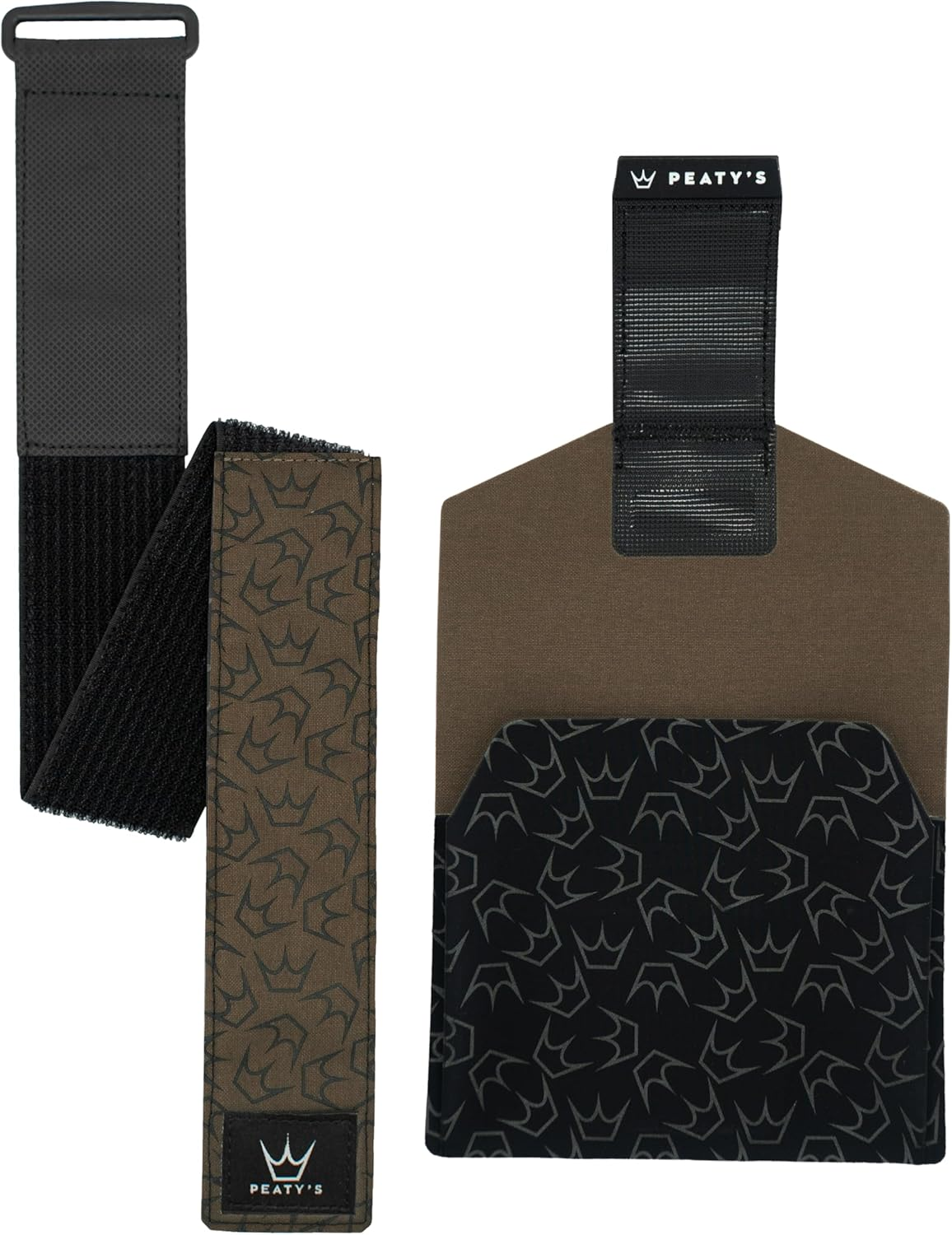 Peaty'S Holdfast Trail Tool Wrap - Super Secure, No Slip or Rattle, Modular Design, Waterproof, Storage Frame Bag with Zip Pouch Pocket, Fits Anywhere, for MTB Road Gravel Ebike Mountain Bike