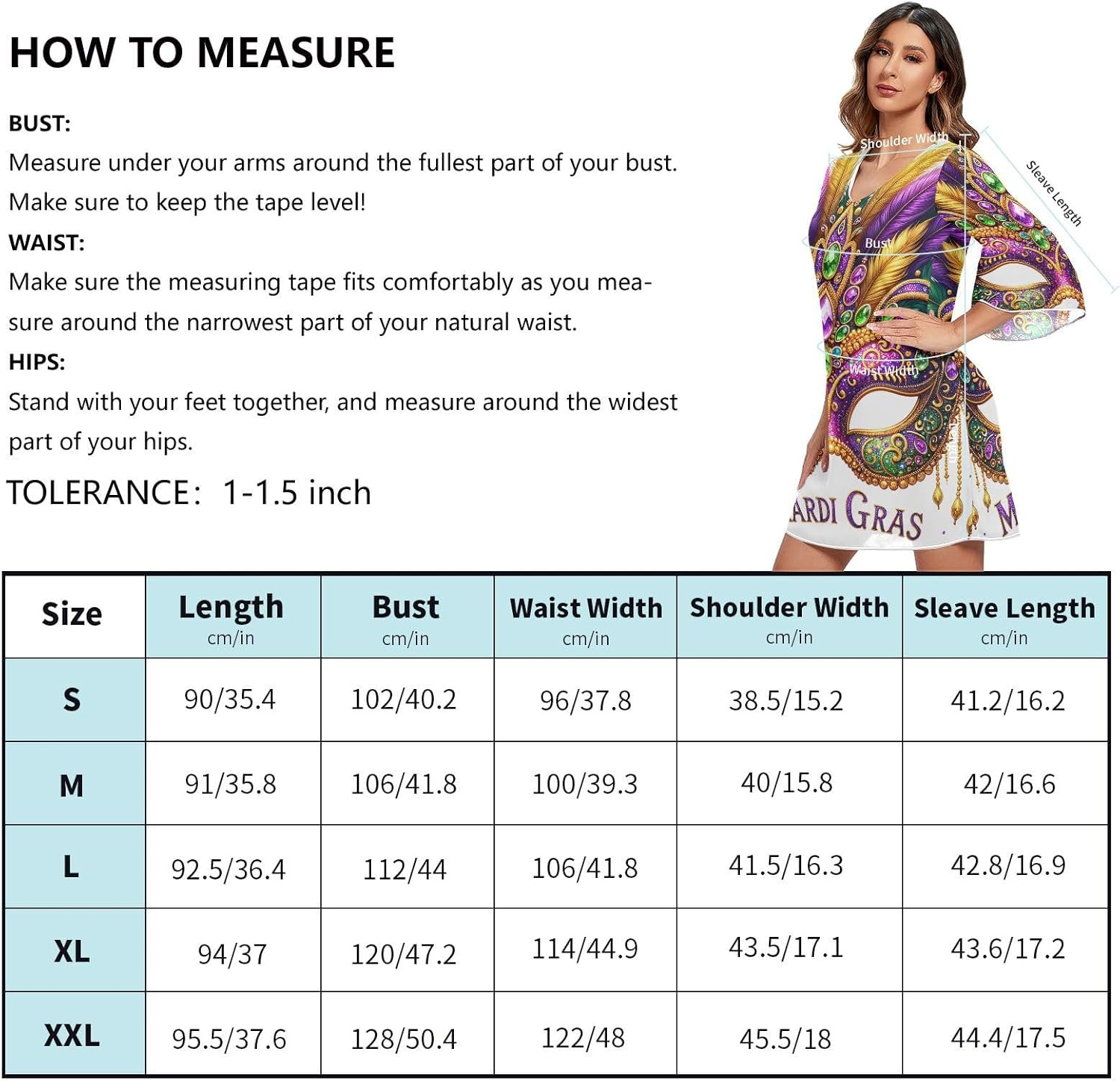 Beautiful Mardi Gras Mask Short Chiffon Dress Printed Chiffon Line Maternity Dress image number 4