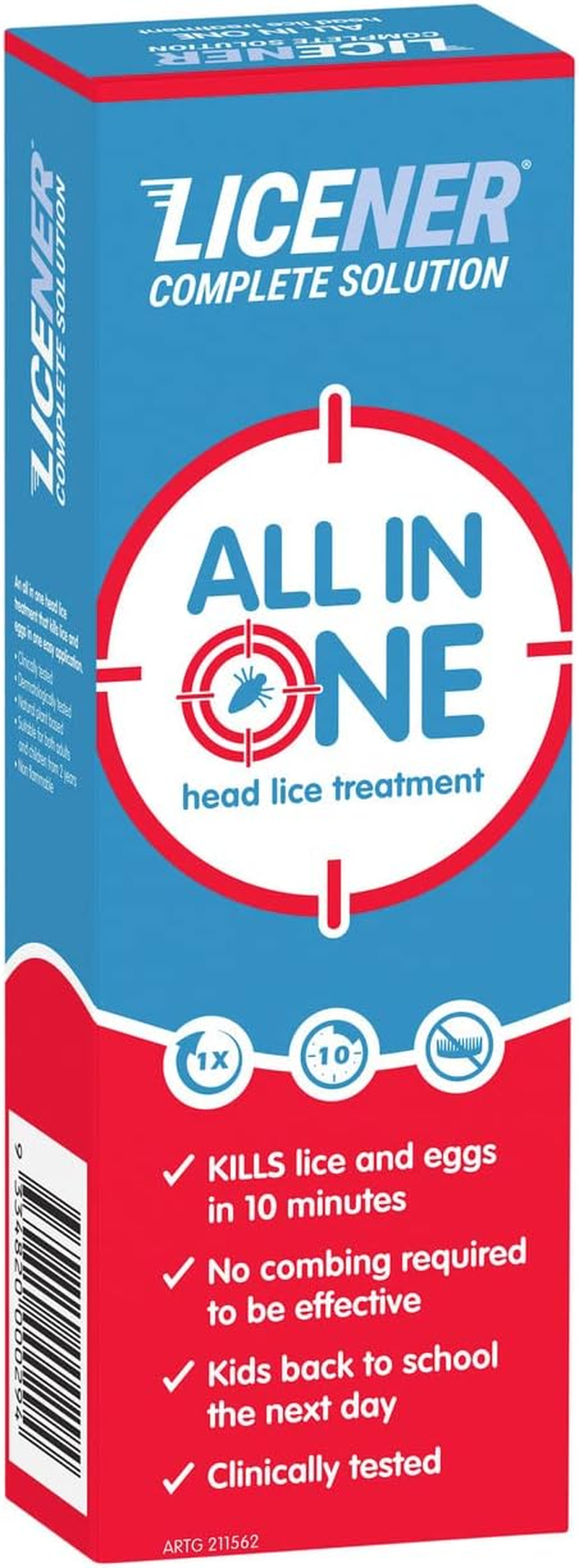 Licener Complete Solution All-In-One Head Lice Single Treatment Shampoo 100 Ml image number 5