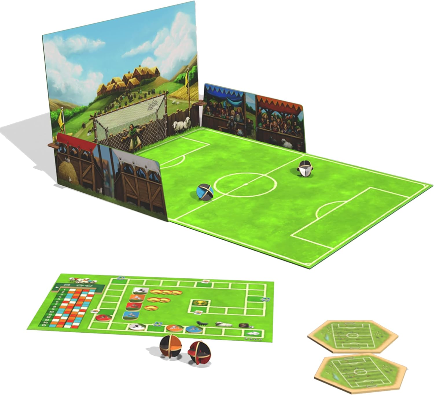 Catan Soccer Fever Scenario Expansion | Strategy Board Game | Adventure Game | Family Game for Adults and Kids | Ages 10+ | 3-4 Players | Average Playtime 75 Minutes | Made by CATAN Studio image number 4
