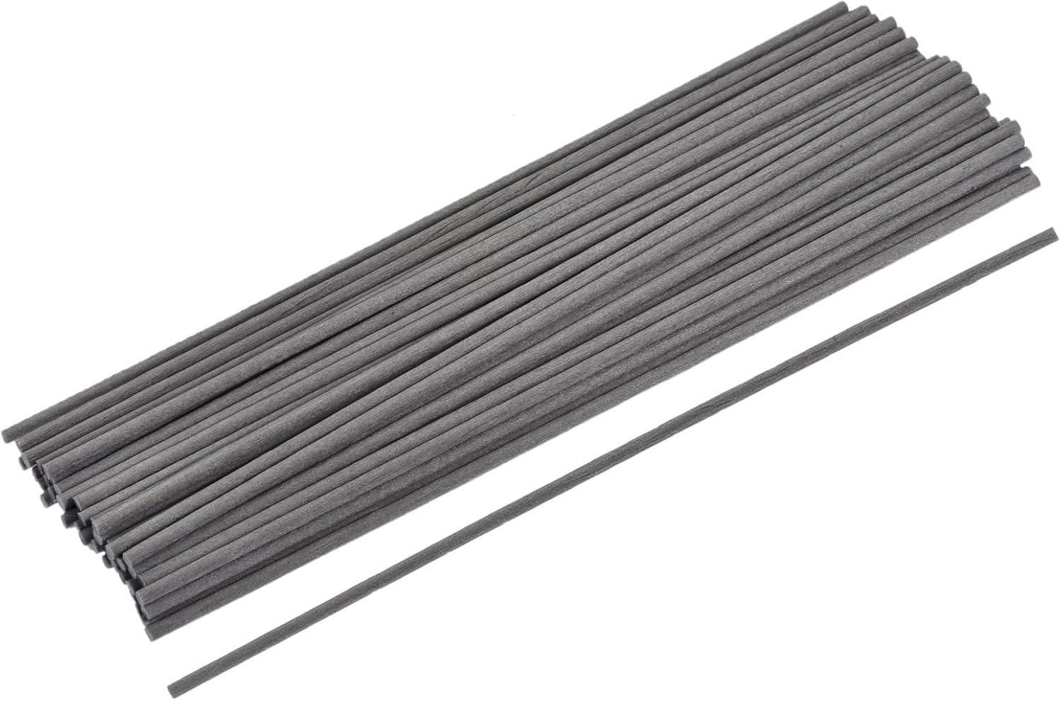 Sourcing Map Fiber Reed Diffuser Sticks 7.9" X3Mm for Aroma Fragrance Essential Oil, Grey Pack of 50 image number 3