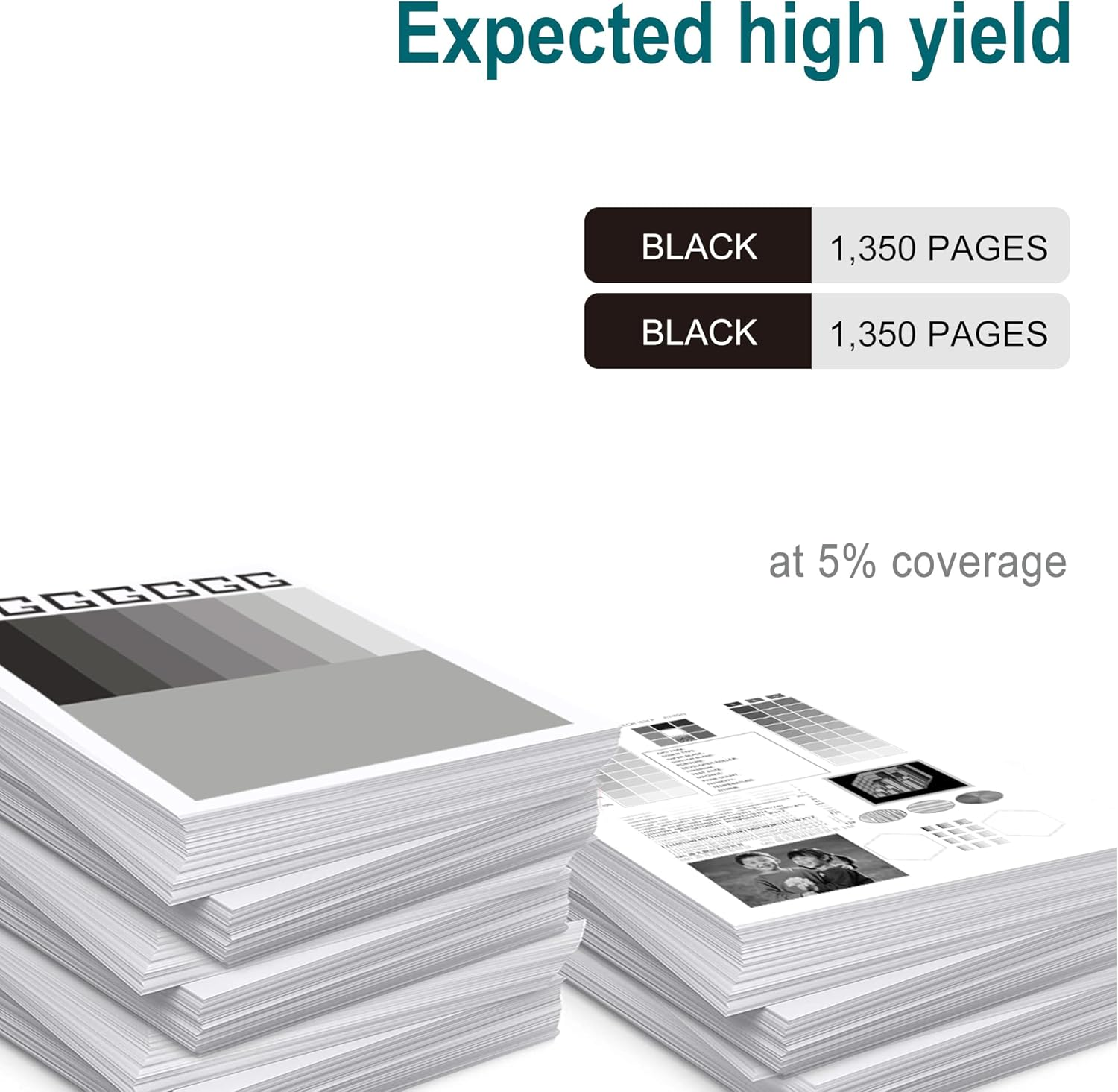 OFFICE-COLOR 2 Pack Replacement for HP 206A Black Toner Cartridge (With Upgraded Chip) W2110A for HP Color Laserjet Pro MFP M283Cdw M283Fdw M282Nw M255Dw,M255Nw Toner Printer Ink image number 2