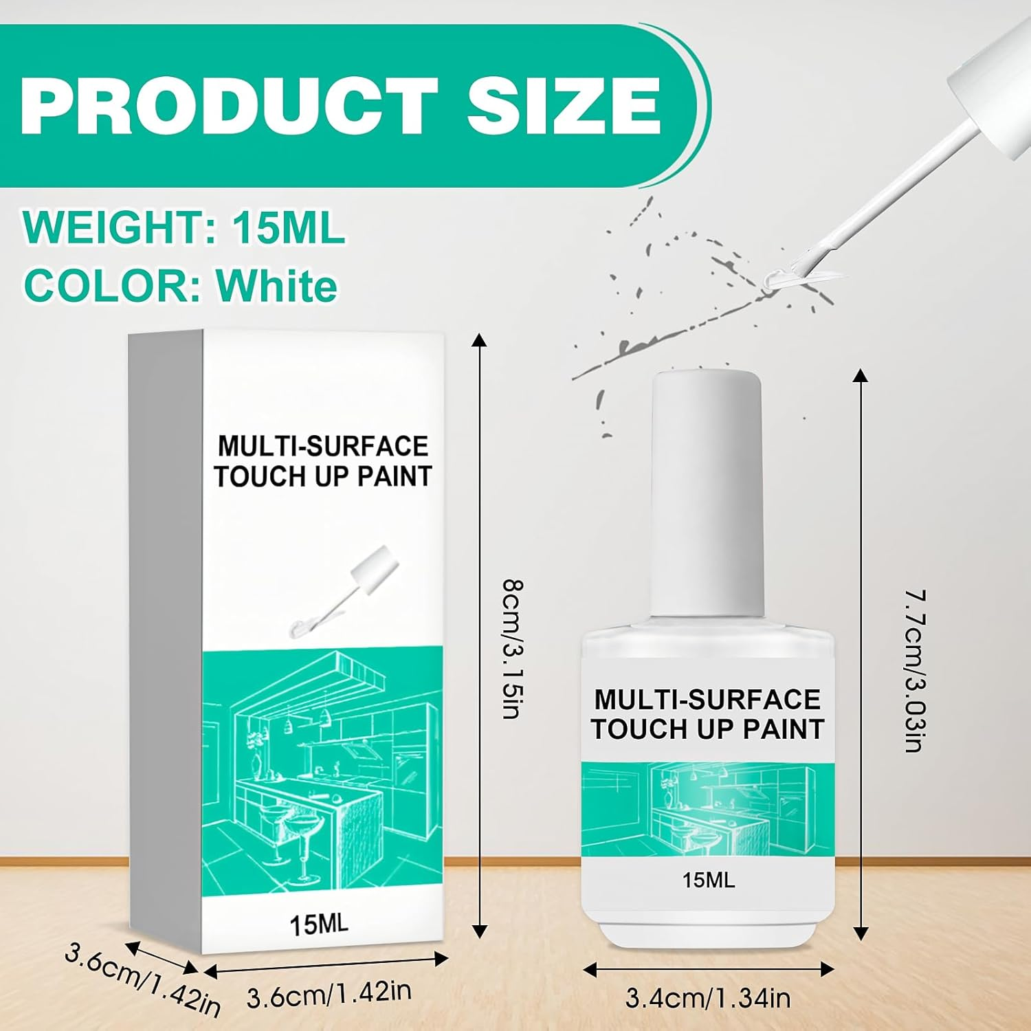 Bath Paint, Furniture Paint, Bath Paint White, White Colour Wall Repair, Suitable for Wall Filler, Ceramic Sink, Bathroom Tile Painting, Enamel Repair