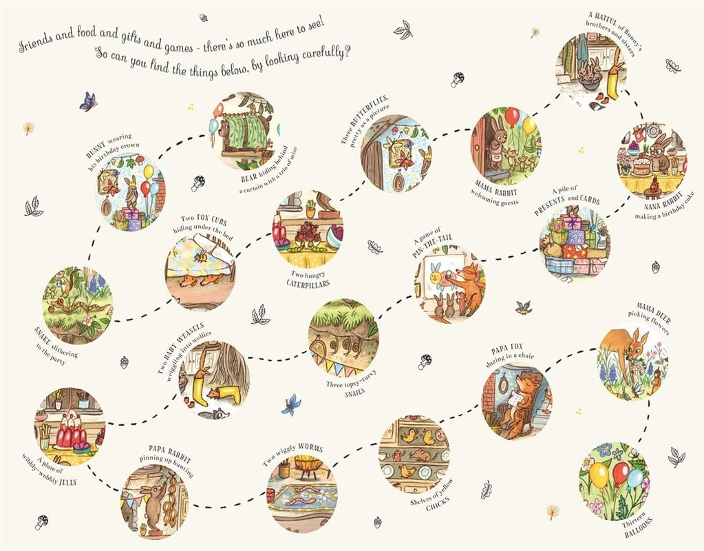 Bunny'S Birthday Puzzle: a Magical Woodland (100-Piece Puzzle) image number 2