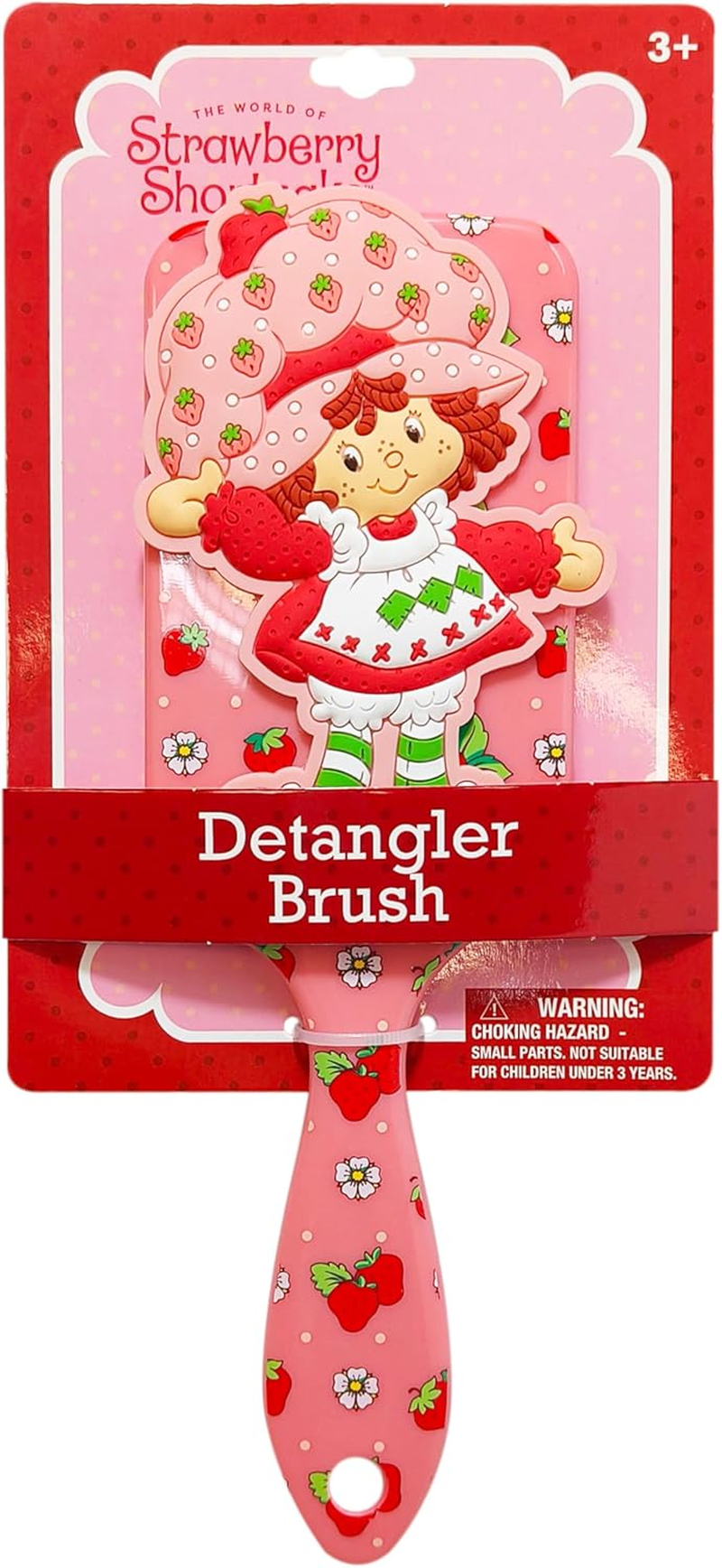 LUV HER Kids&rsquo; Detangling Hair Brush &ndash; Fun Strawberry Shortcake Design, Gentle on Wet & Dry Hair, Ideal for Kids Ages 3+, Makes Hair Care Fun and Easy image number 3