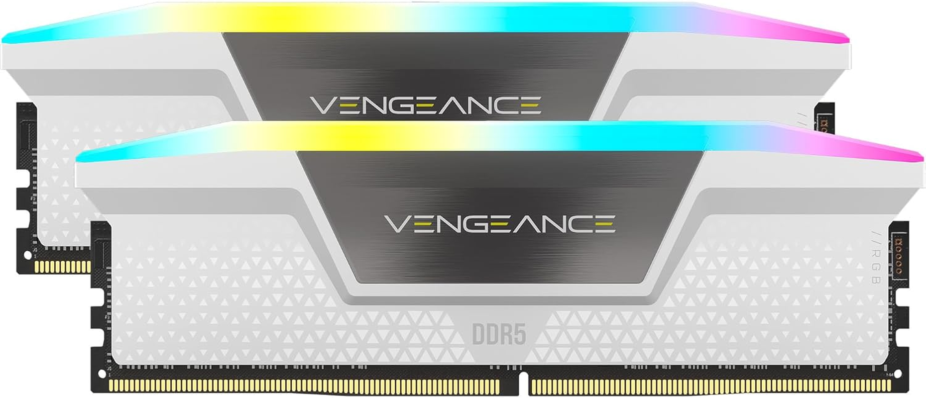 CORSAIR Vengeance RGB DDR5 RAM 64GB (2X32Gb) 6000Mhz CL30 Intel XMP Icue Compatible Computer Memory - White (CMH64GX5M2B6000C30W) image number 6
