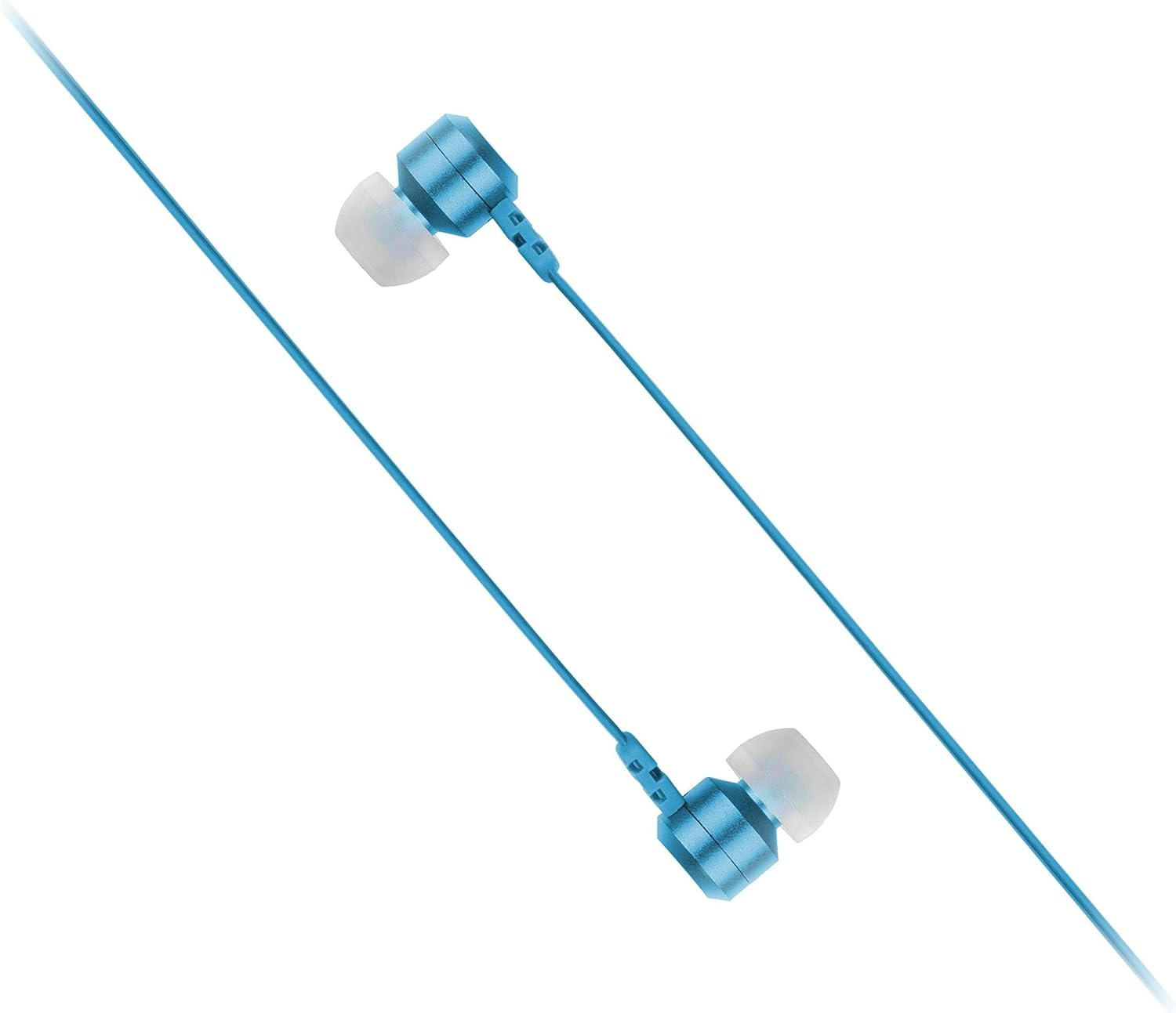 Kitsound Kit Sound Fresh Ribbons Ear Headphones with a Microphone - Blue KSRIBFRESHBL image number 1