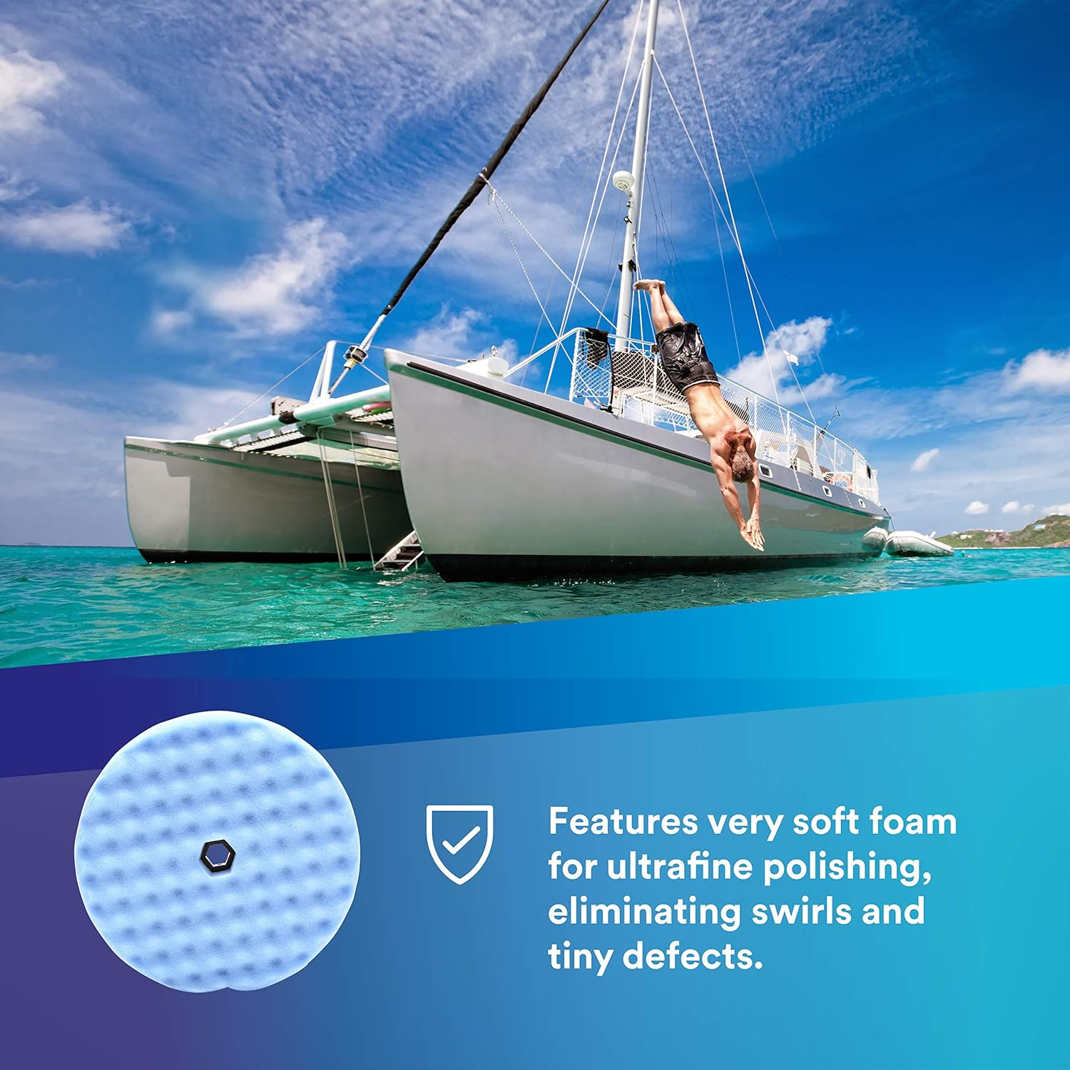 3M 05708 Perfect-It 8" Ultrafine Foam Polishing Pad