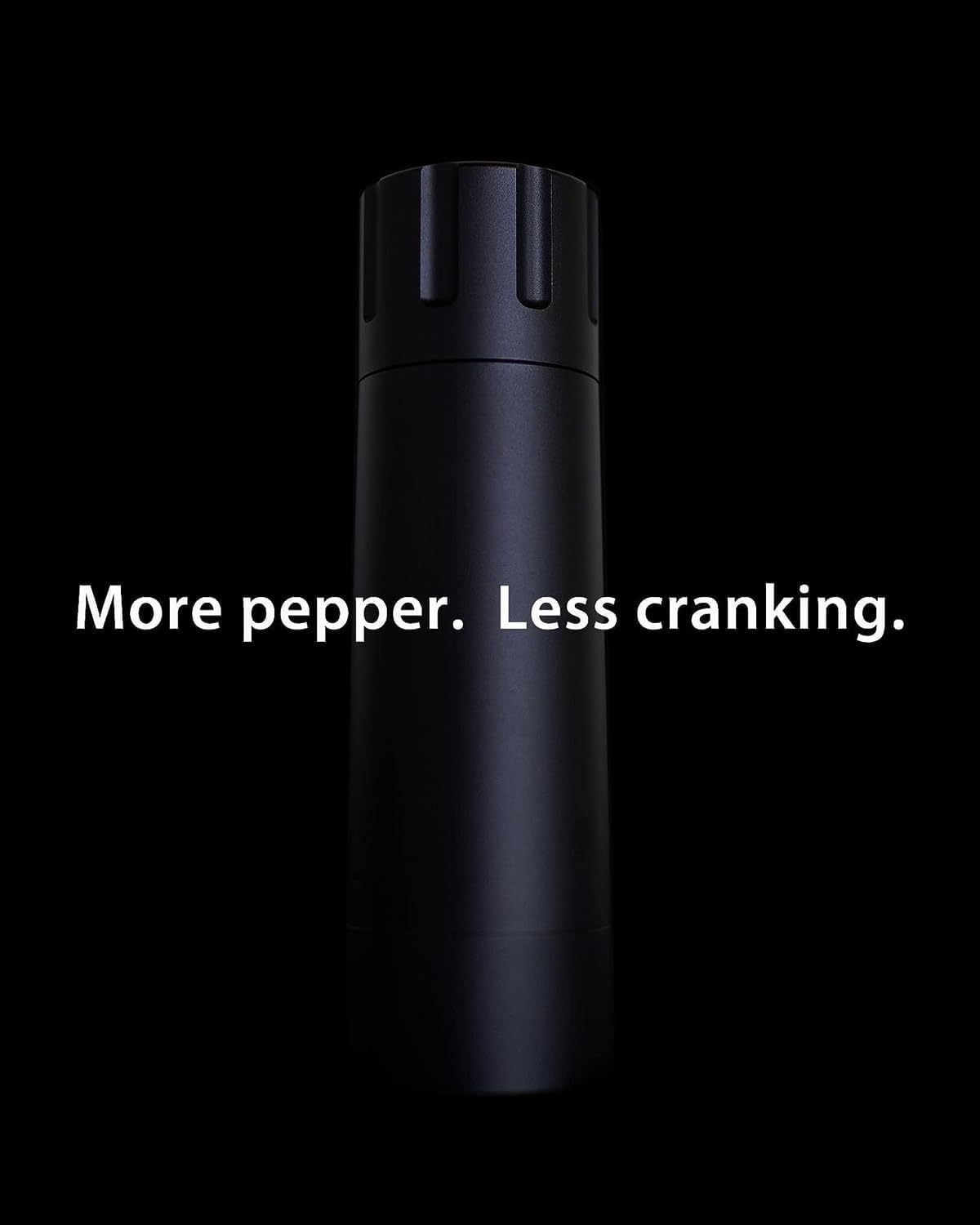 MANNKITCHEN Pepper Cannon - Professional Grade Pepper Grinder - High Output Pepper Mill, Excellent Choice for Gifting