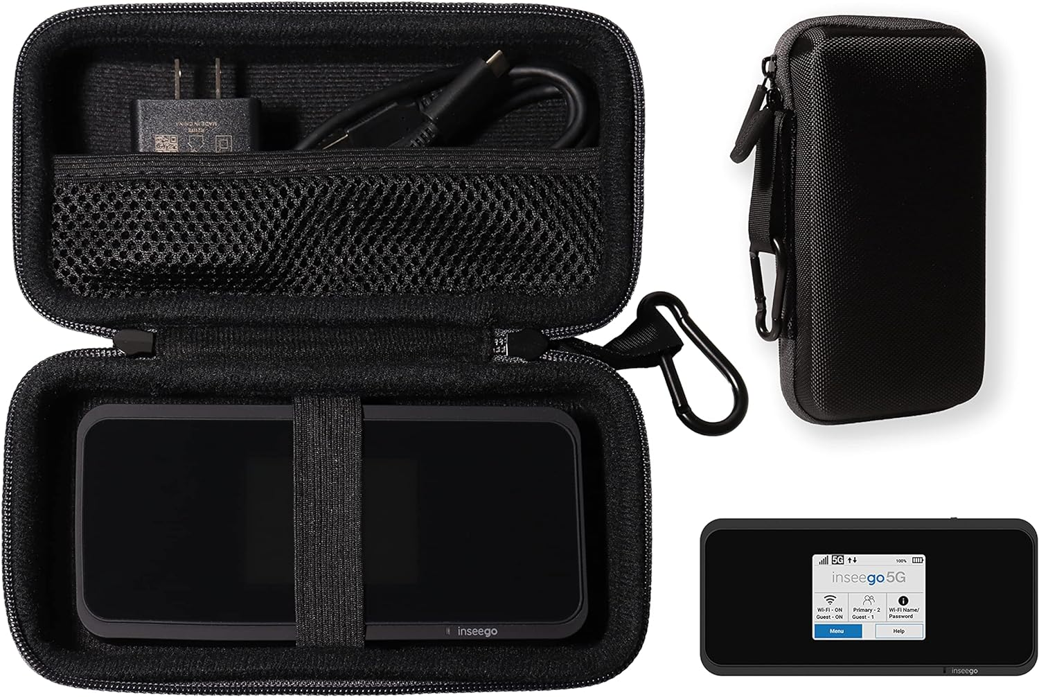 Casesack Case for Inseego Mifi M2100, M2000 Hotspot, Verizon Wireless Jetpack 8800L 4G LTE