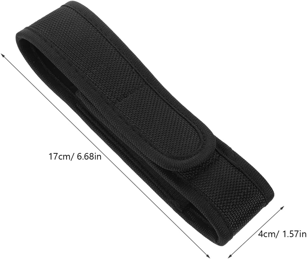 DOITOOL Nylon Flashlight Holder Pouch for Belt Multipurpose Torch Cover for Camping Hiking Outdoor Use image number 2