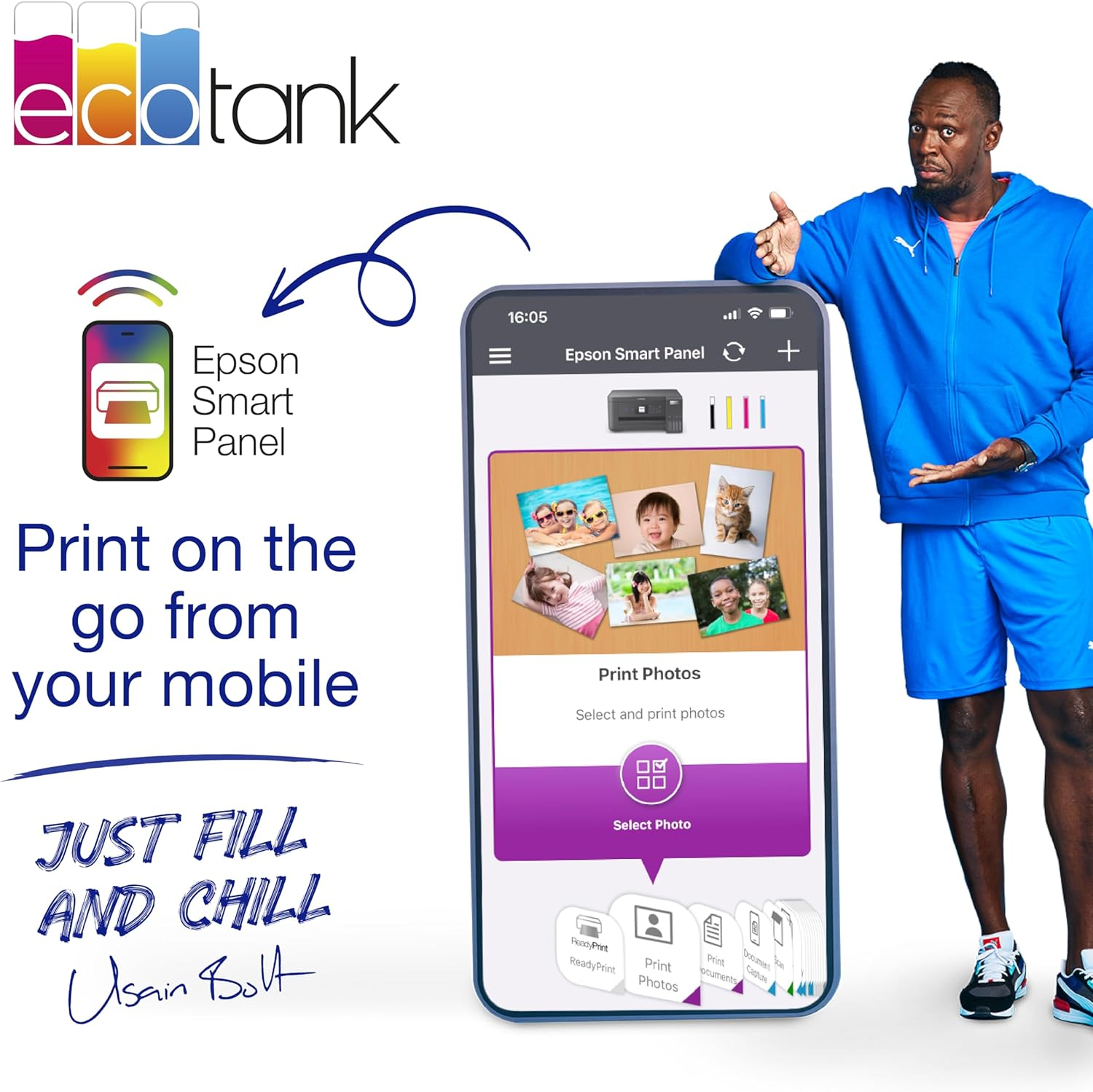 Epson Ecotank ET-8550 A3+ Wi-Fi Ink Tank Photo Printer image number 6