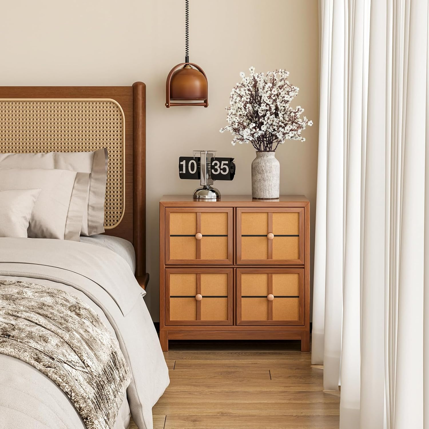 Bacucine Babys Breath Artificial Flowers 6Pcs Fake Flowers Real Touch Faux Gypsophila Bouquet for Home Wedding Party Table Decor (White) image number 1