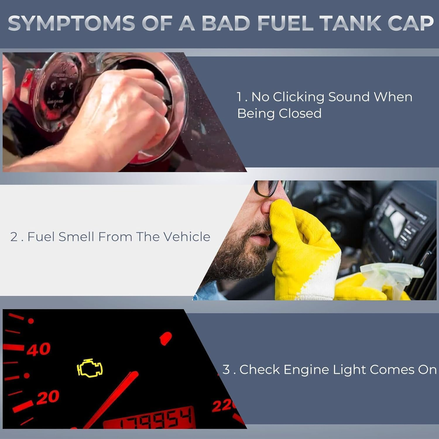 Gas Cap, Fuel Cap for Nissan Infiniti, 2013-2018 Altima, 2015-2020 Murano, 2012-2019 Versa, 2013-2019 Pathfinder, 2014-2020 QX60, 2013 JX35, 2014-2019 Versa Note, 2012-2019 Frontier, 17251-1VZ0D image number 4