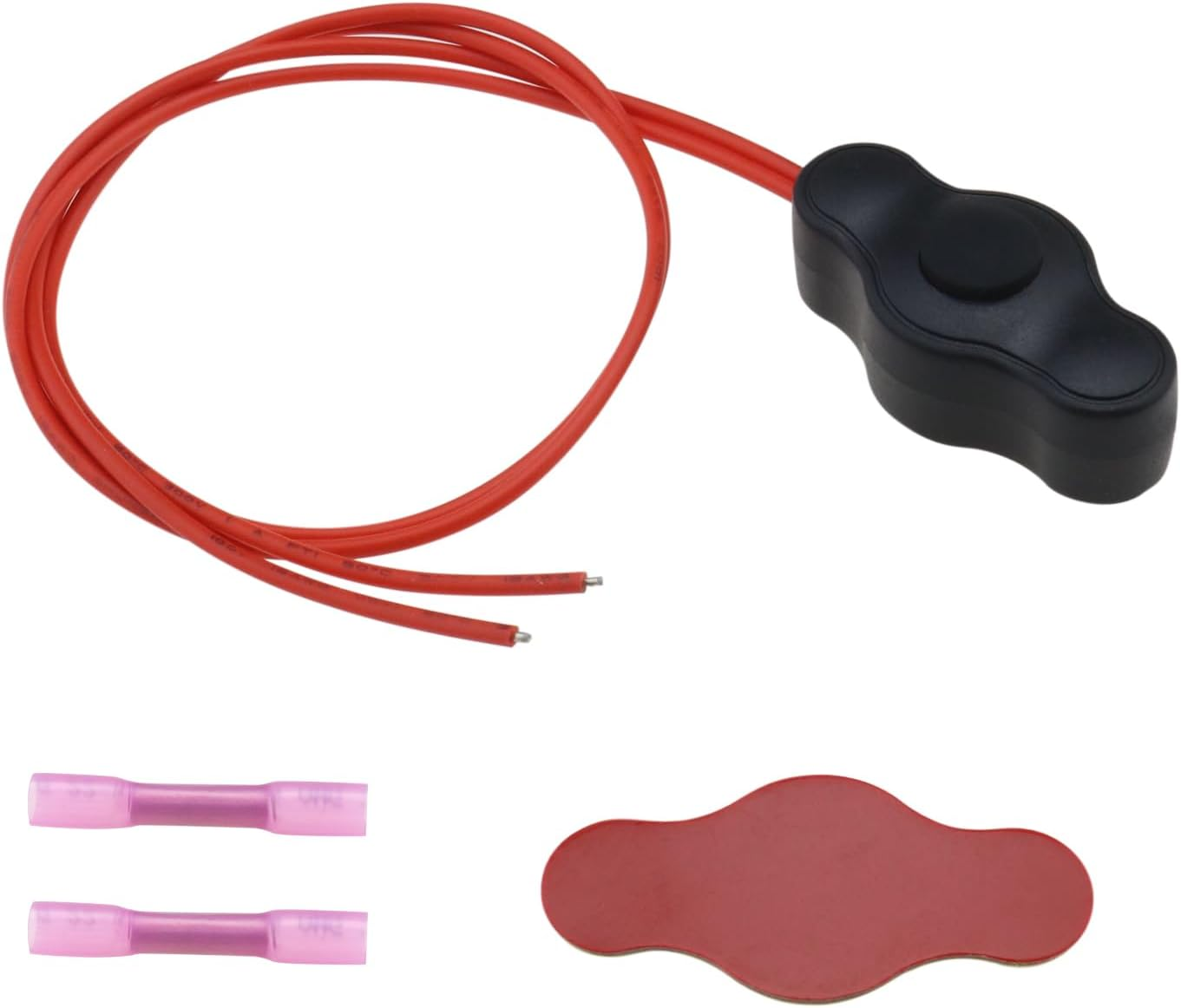 SING F LTD 1 Set Waterproof Push-Button Switch Kit 12V On-Off Switch with Quick Connector for LED Accent Lighting on Motorcycles Cars Trucks Atvs Golf Carts image number 6