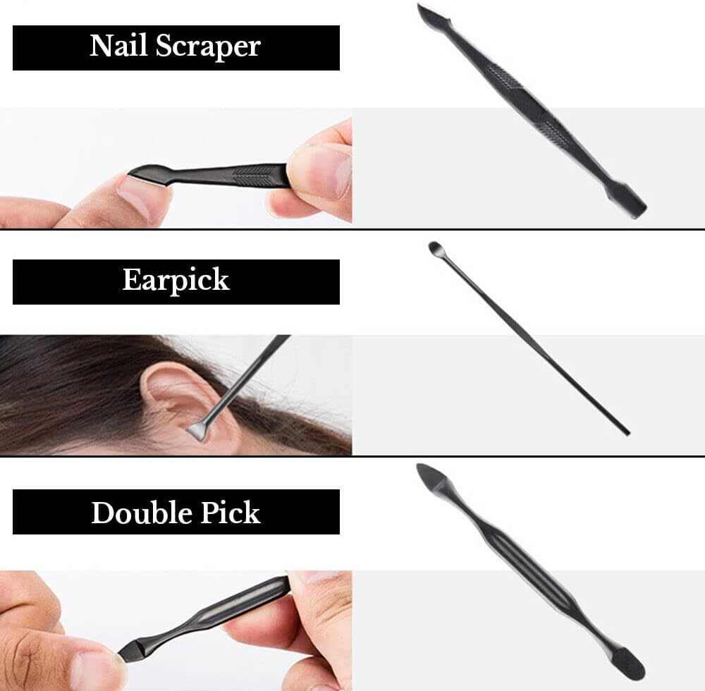 18Pcs/Set Pedicure Tools Kit Stainless Steel Nail Grooming Clippers Manicure AU image number 5