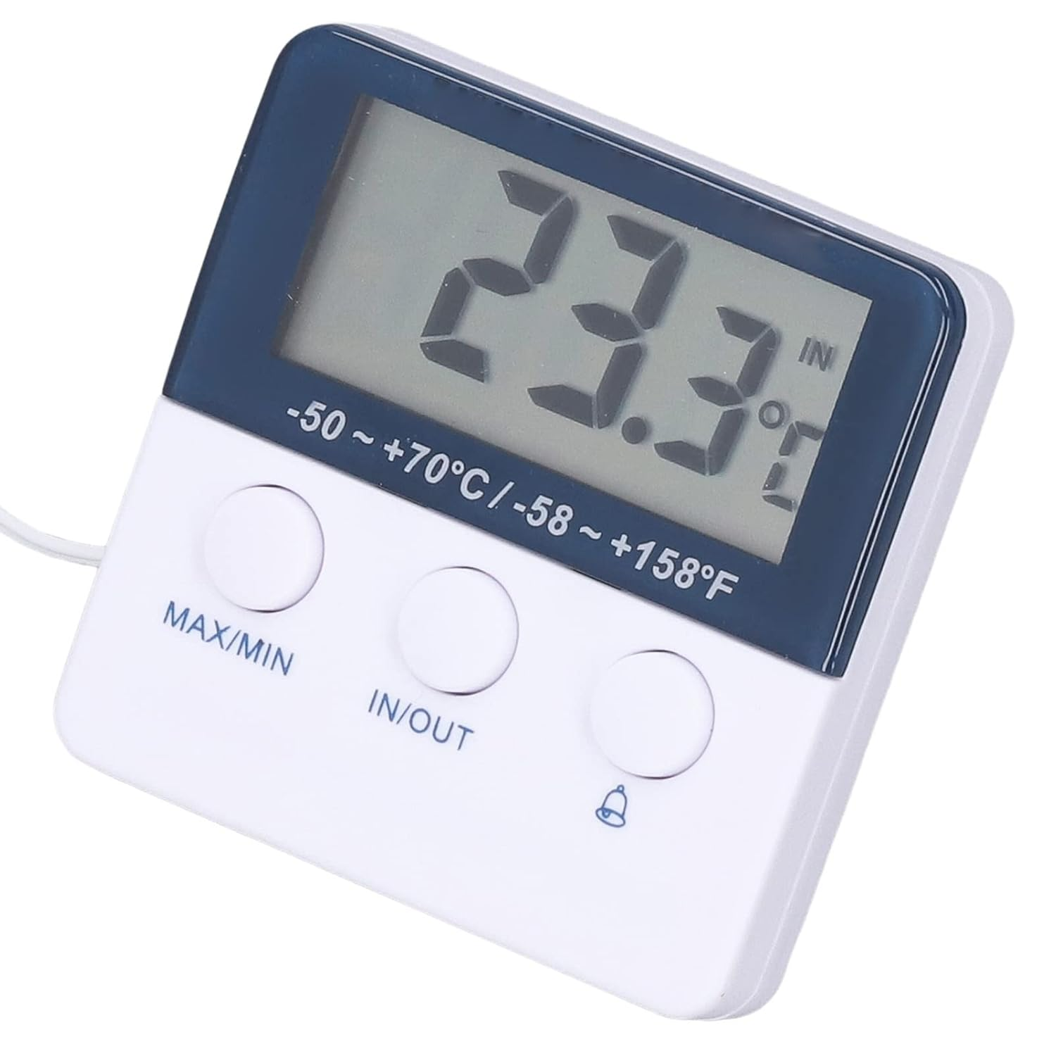 2 in 1 Thermometer Hygrometer High Accuracy Temperature Alarm ABS image number 2