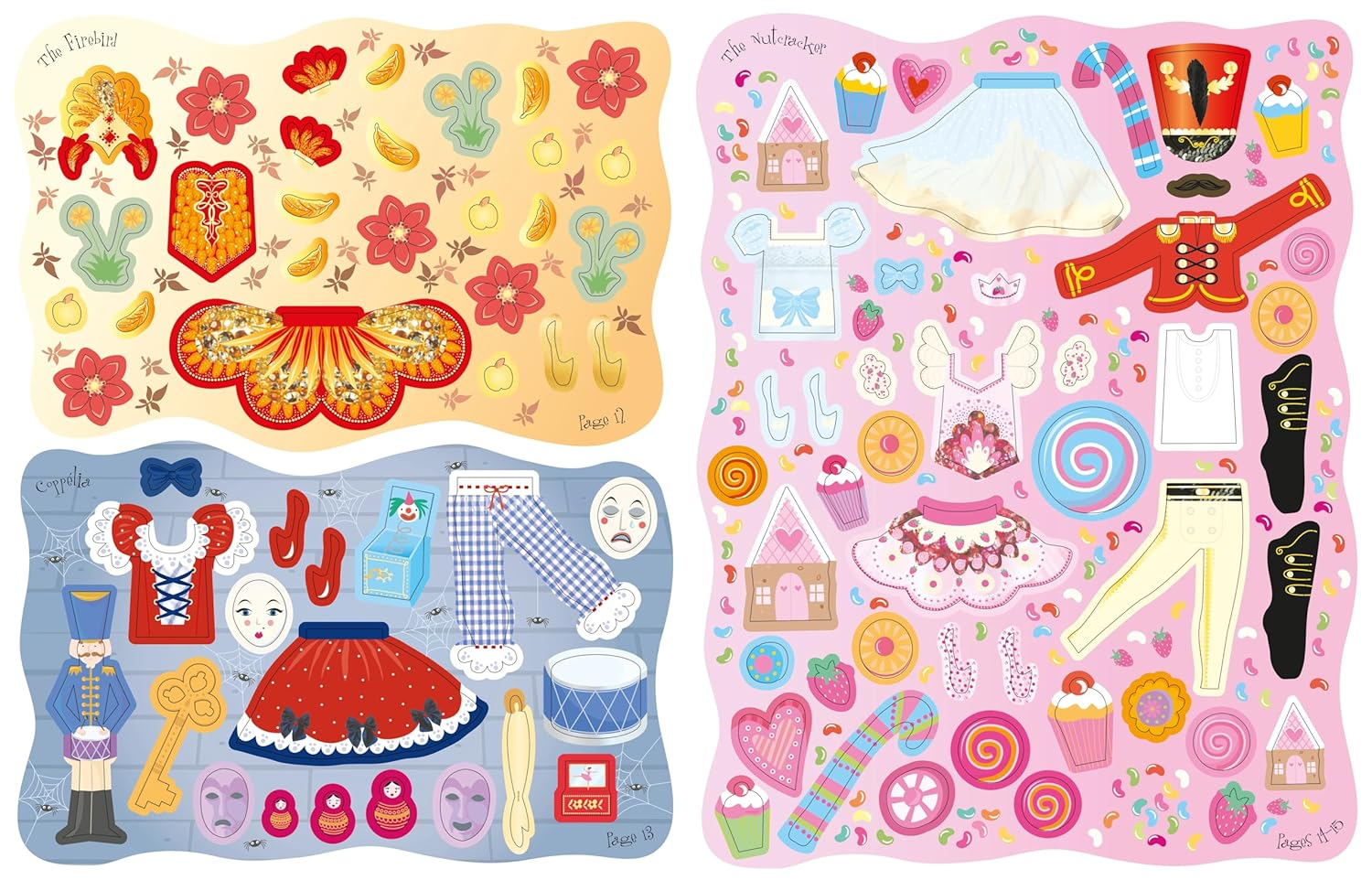 Sticker Dolly Dressing Ballerinas
