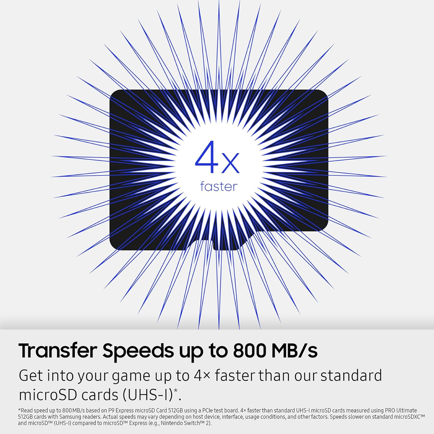 Samsung P9 Express Microsd Express Card, 512GB Microsdxc Memory Card, up to 800 Mb/S, for Nintendo-Switch &trade; 2, (MB MK512T/AM) image number 4